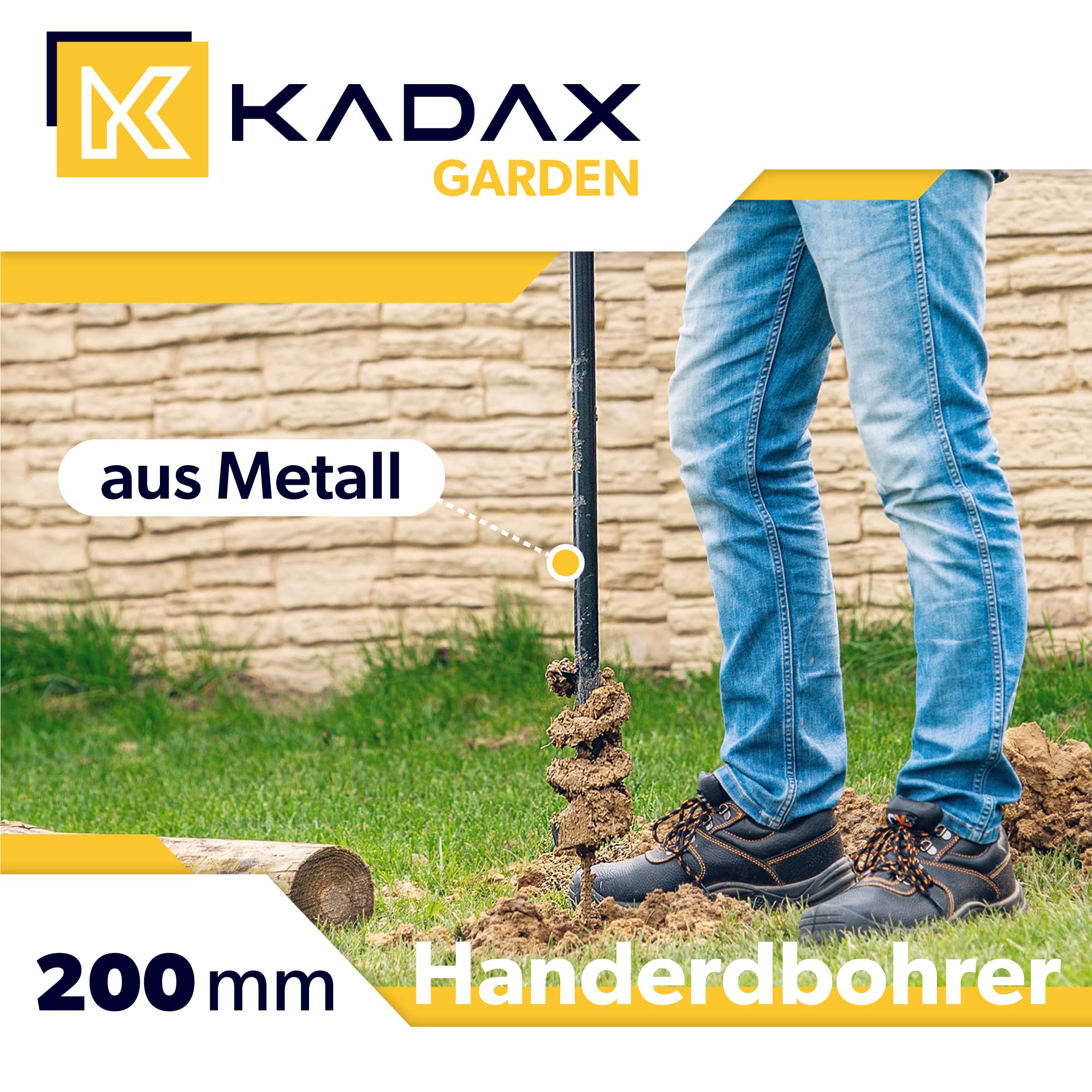 Grondboor handbediend 12cm huren - Handboor Huren - GECO Verhuur