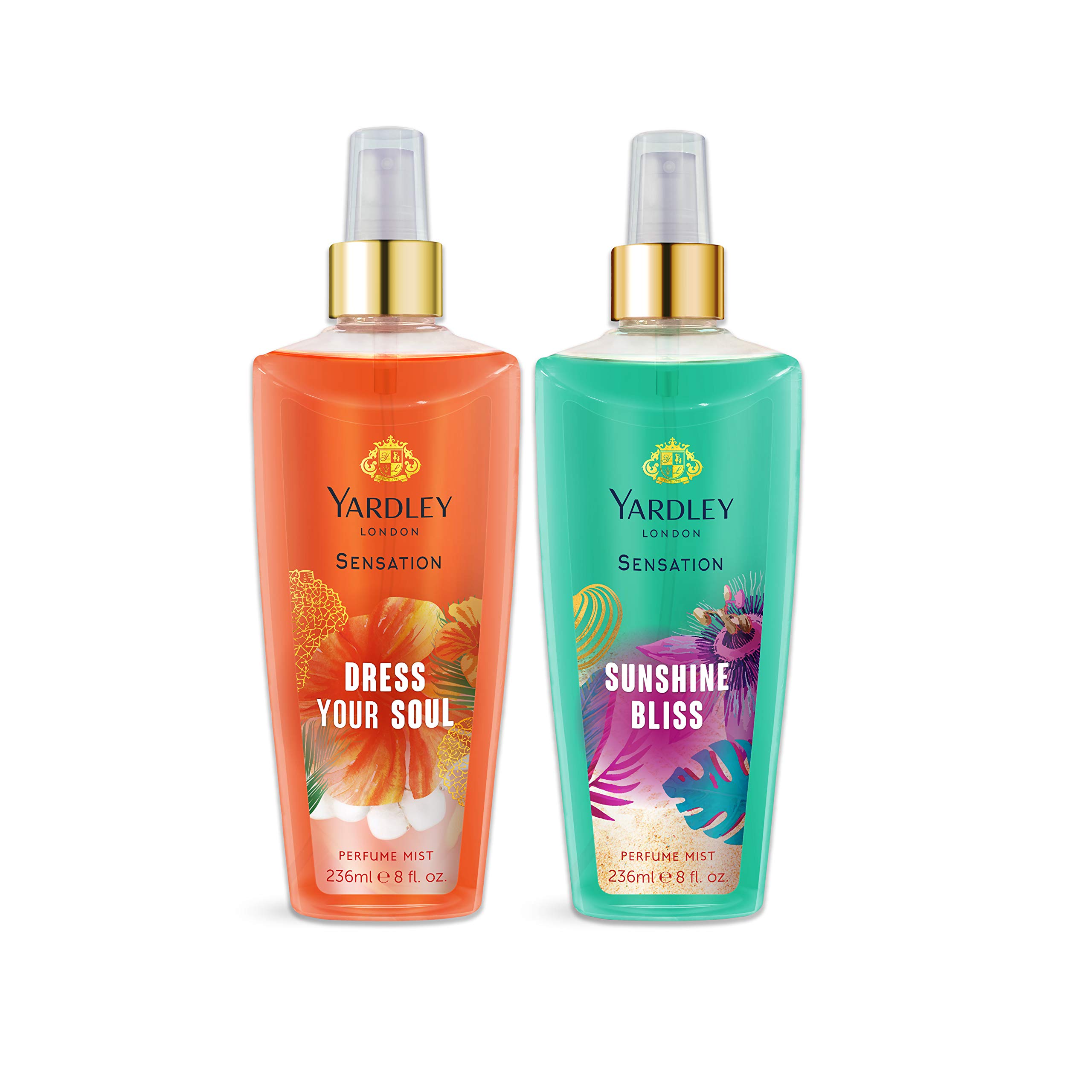 Yardley London Body Mist, Soul, 236 ML + Sunshine,