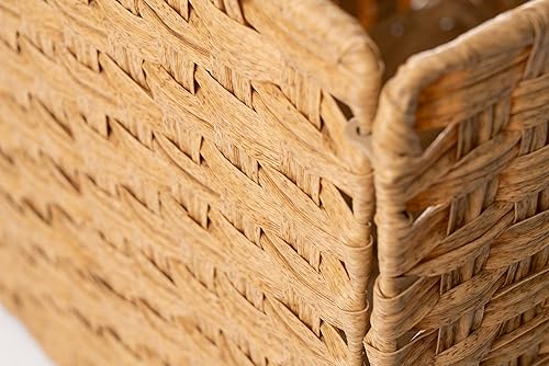 Miniatura 3 de Blue Ridge Basket Company - Cesta de almacenamiento plegable de plástico sintético con marco de alambre de hierro (juego de 4)