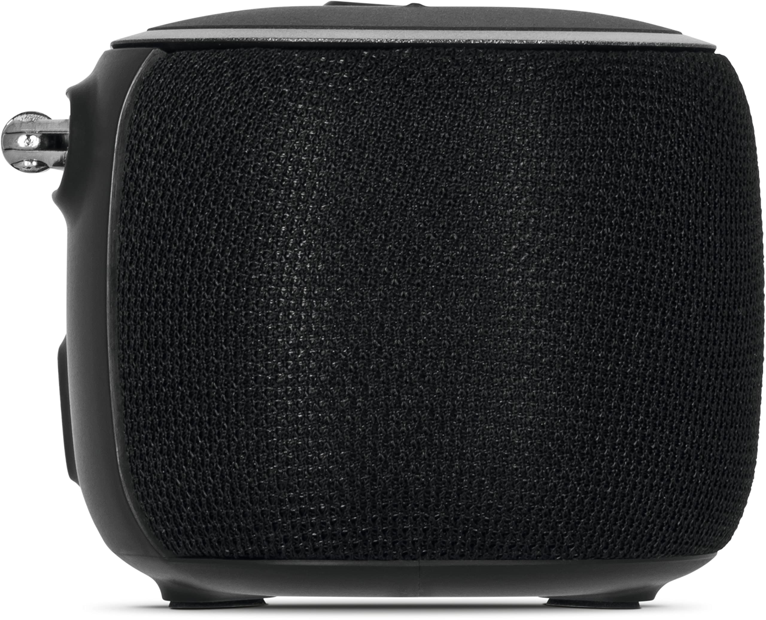 TechniSat DIGITRADIO BT 1 - altoparlante Bluetooth portatile con radio digitale DAB+ (FM, orologio, sveglia, LCD, funzione vivavoce, AUX, pulsanti di selezione diretta, batteria ricaricabile, 6W) nero