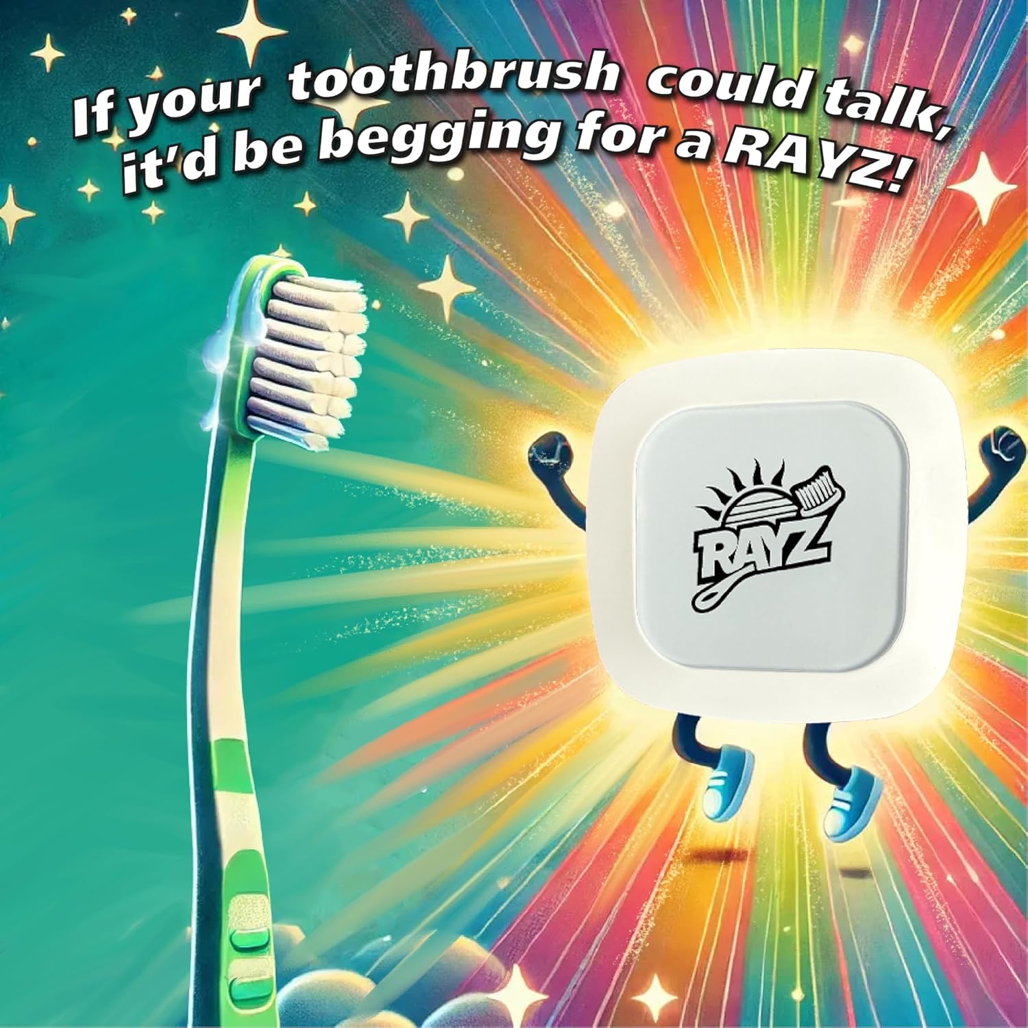 Rayz UV-C Toothbrush Sanitizer | Portable & Rechargeable | 99.9% Sanitization in 3 Minutes | Wall Mountable, Travel-Friendly & TSA-Approved (Pearl) - Image 8