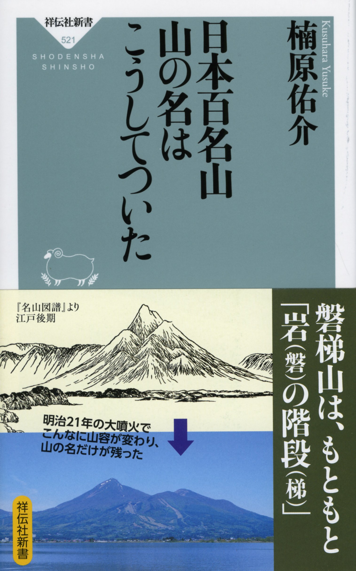 日本百名山 山の名はこうしてついた (祥伝社新書) | 楠原佑介 |本