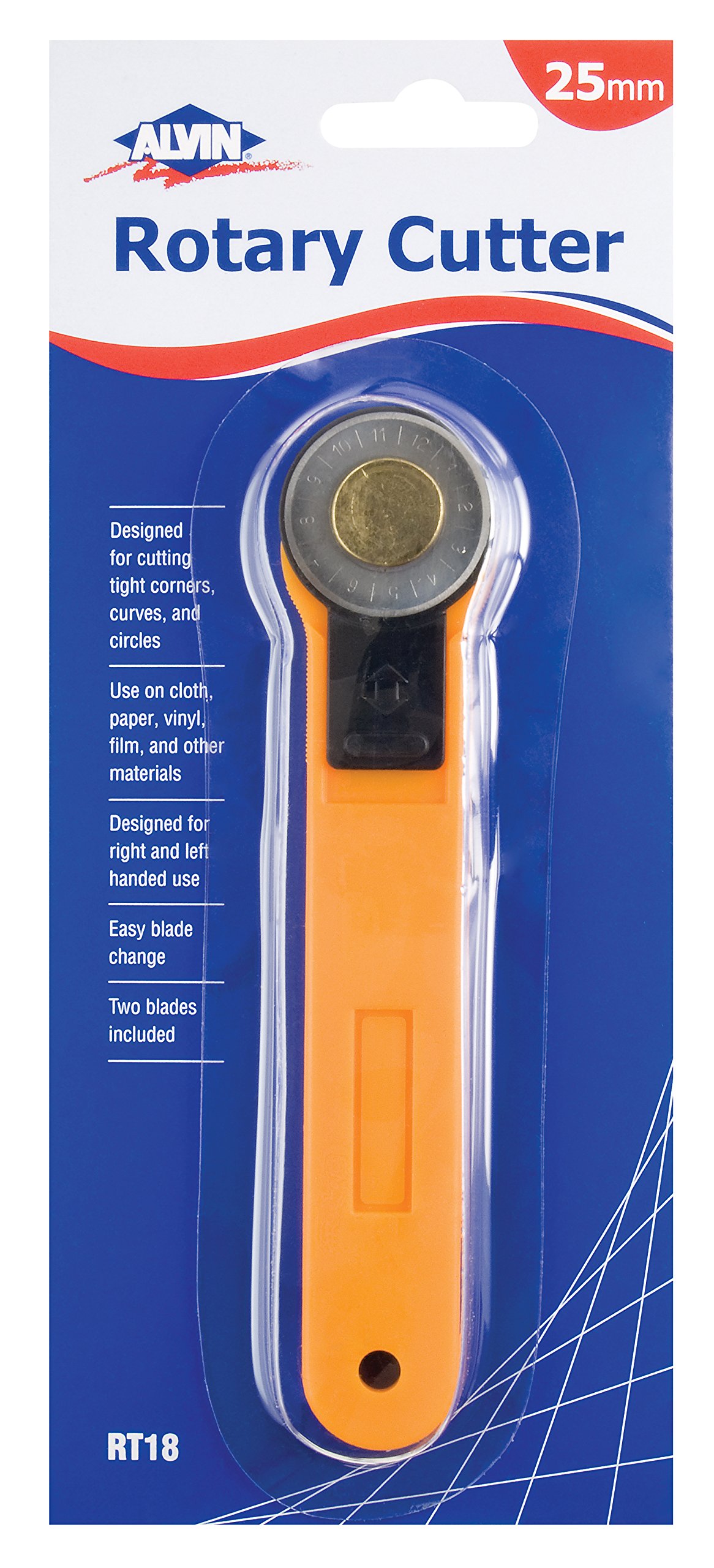 Alvin, RT18, 28mm Rotary Paper Cutter, Multipurpose Cutting Tool