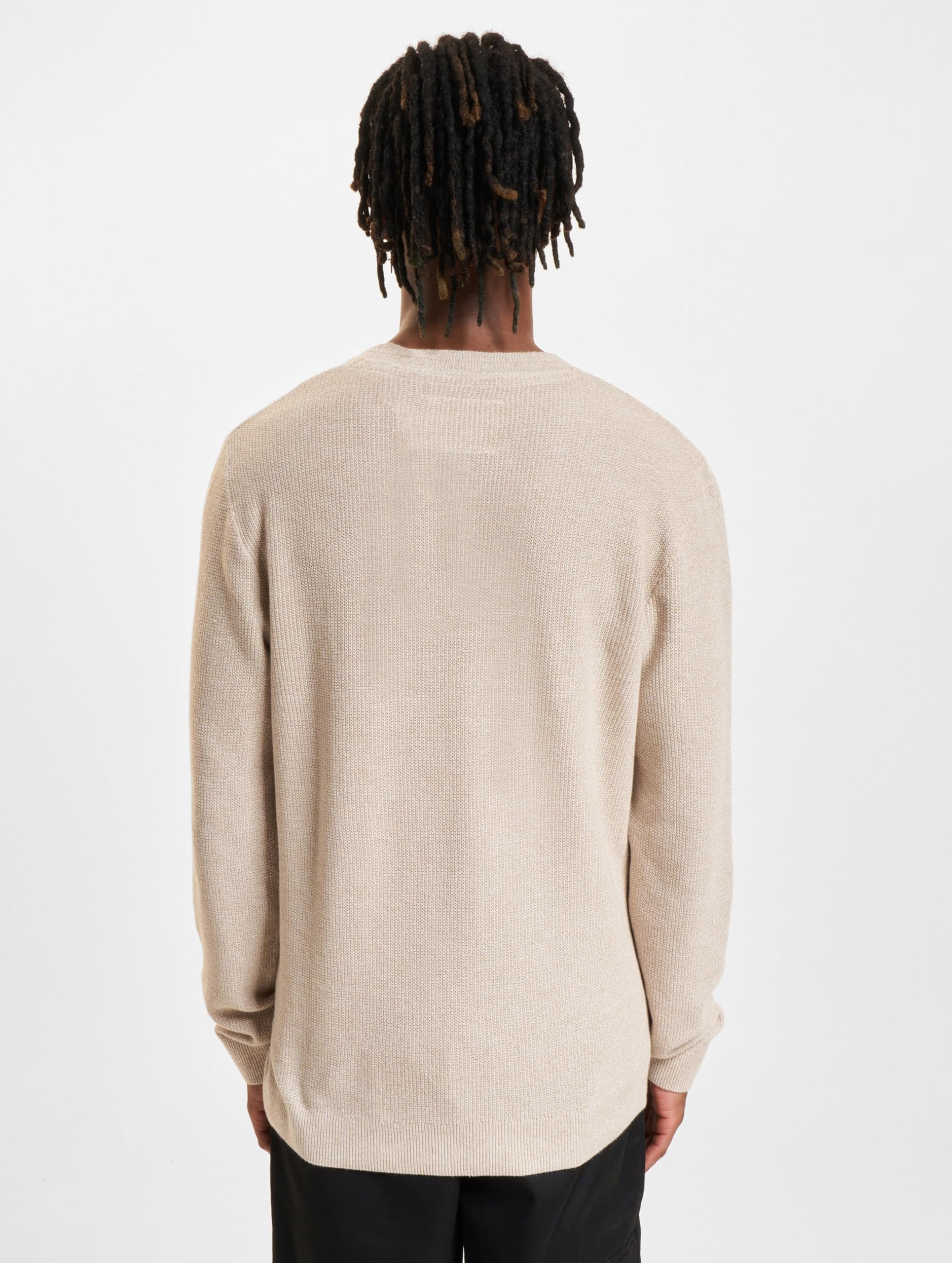 JACK & JONES Jprcclucas Structure Knit Crew Neck Sweter męski z dzianiny, Czysty kaszmir Szczegóły: Twist, S