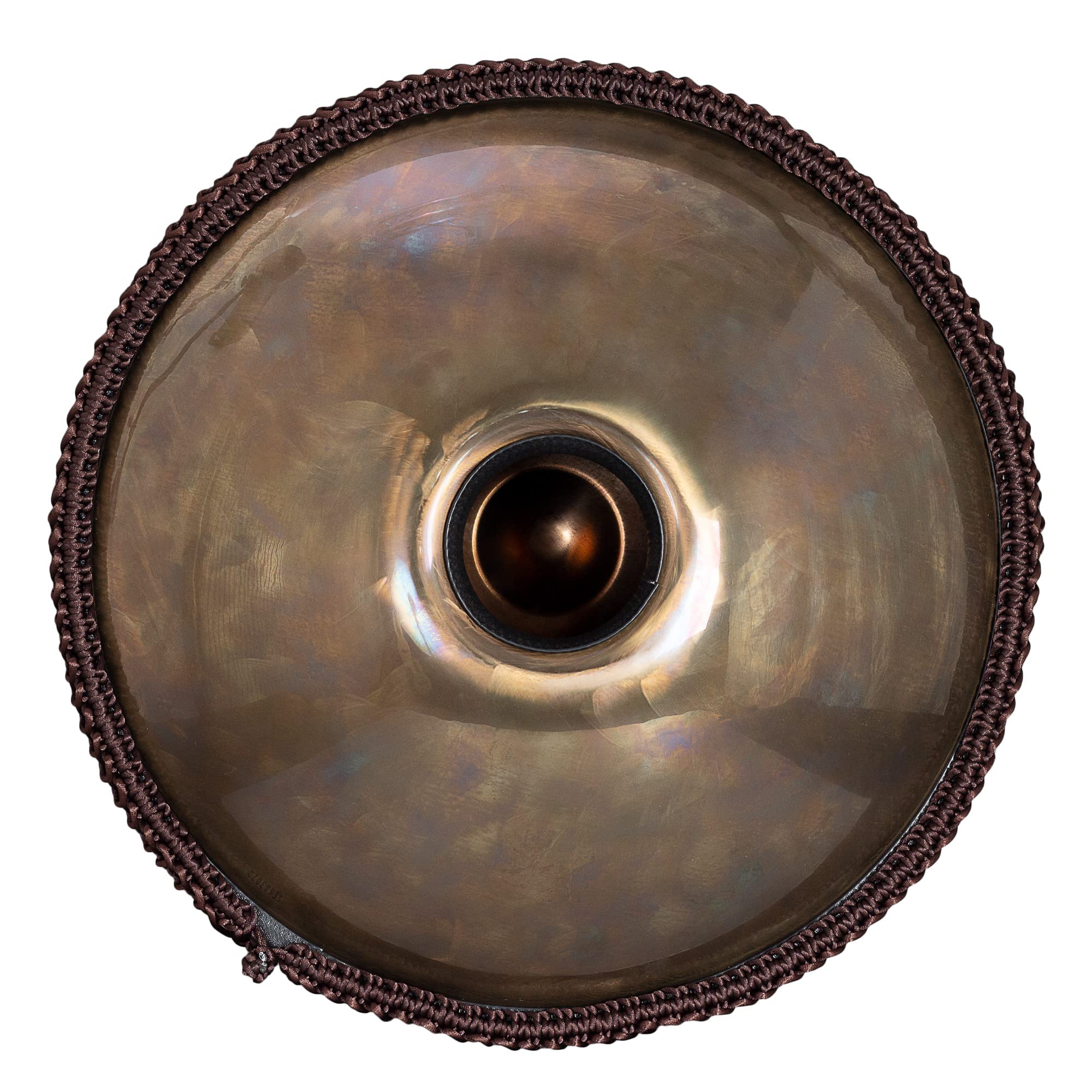 Sela Journey F# Handpan intégral en format voyage I Fait main de qualité supérieure I Instrument de percussion en acier inoxydable – Avec sac rembourré I Pantam SE 305 Acier inoxydable Mirror Gold
