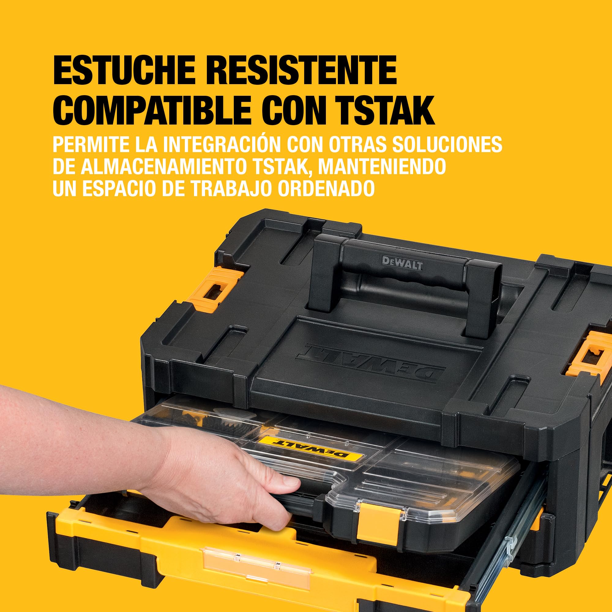 DEWALT Juego de Puntas y Brocas de Alto Rendimiento (100 piezas), compatible con cajón Tstak IV, DT71569-QZ