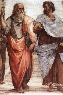 24x36 gallery poster, Plato (left) and Aristotle in Raphael's 1509 fresco, The School of Athens