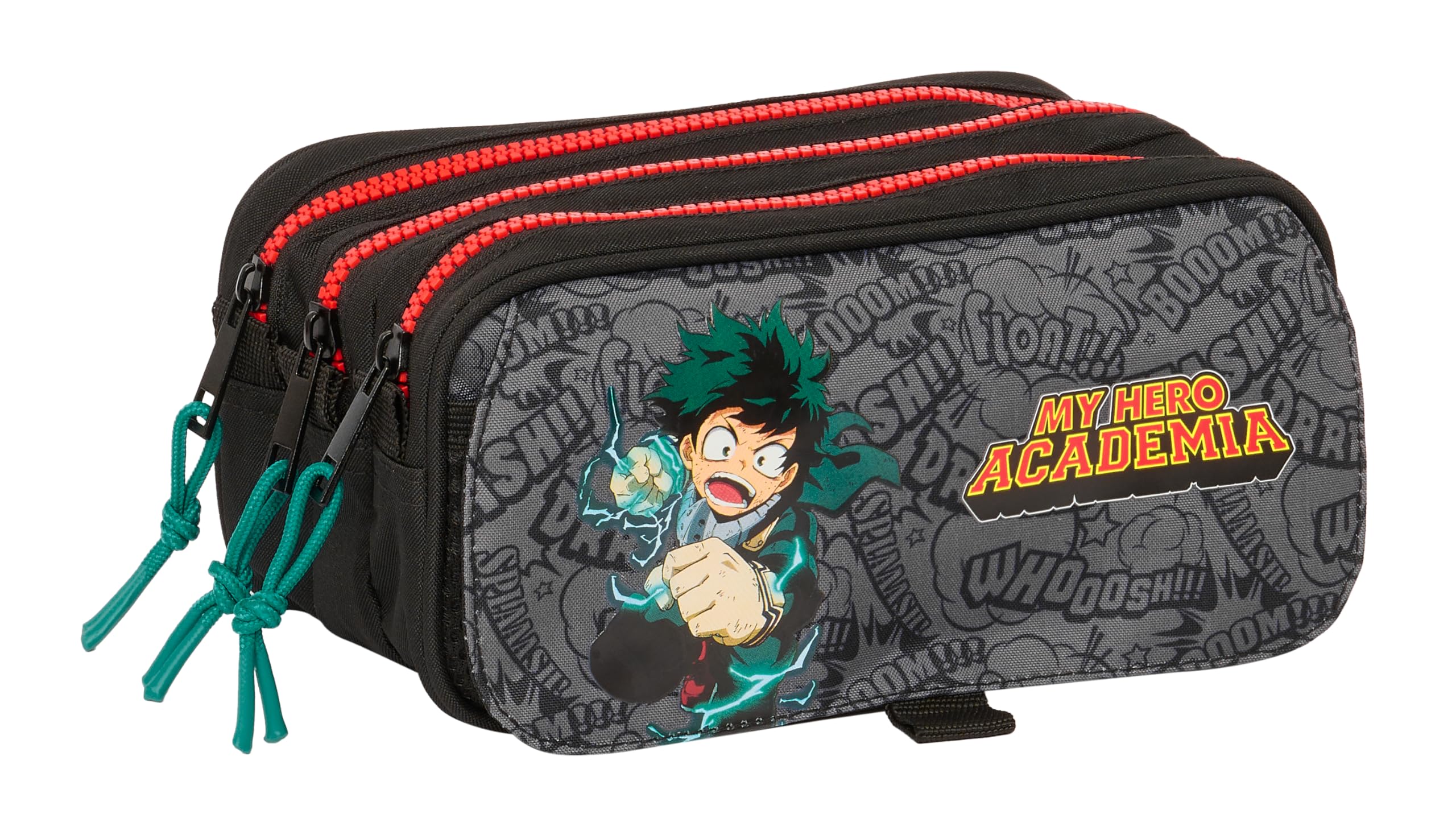 Safta My Hero Academia, Triple Big Pencil Case, Children's Pencil Case