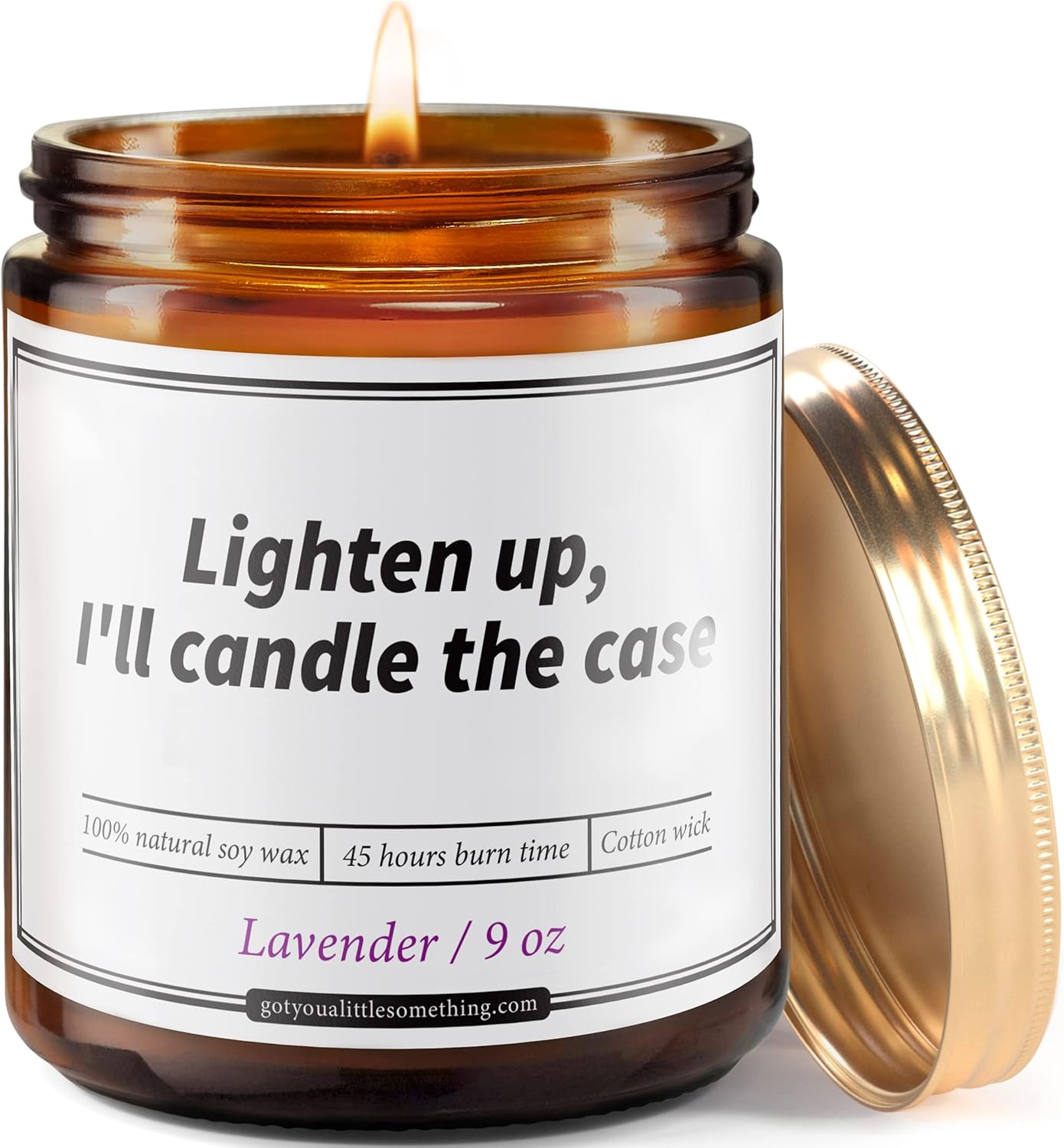 Funny Candle for Lawyers Lavender Soy Candle ; Lawyer