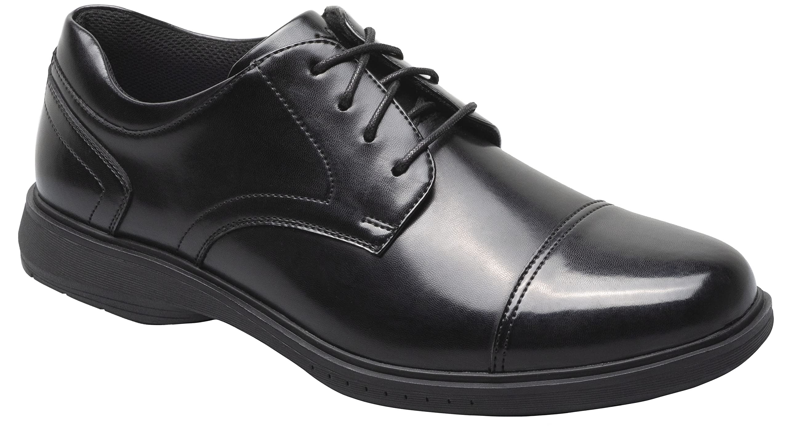 Nunn Bush Men's Pro Cap Toe Oxford with Kore Slip Resistant Comfort Technology