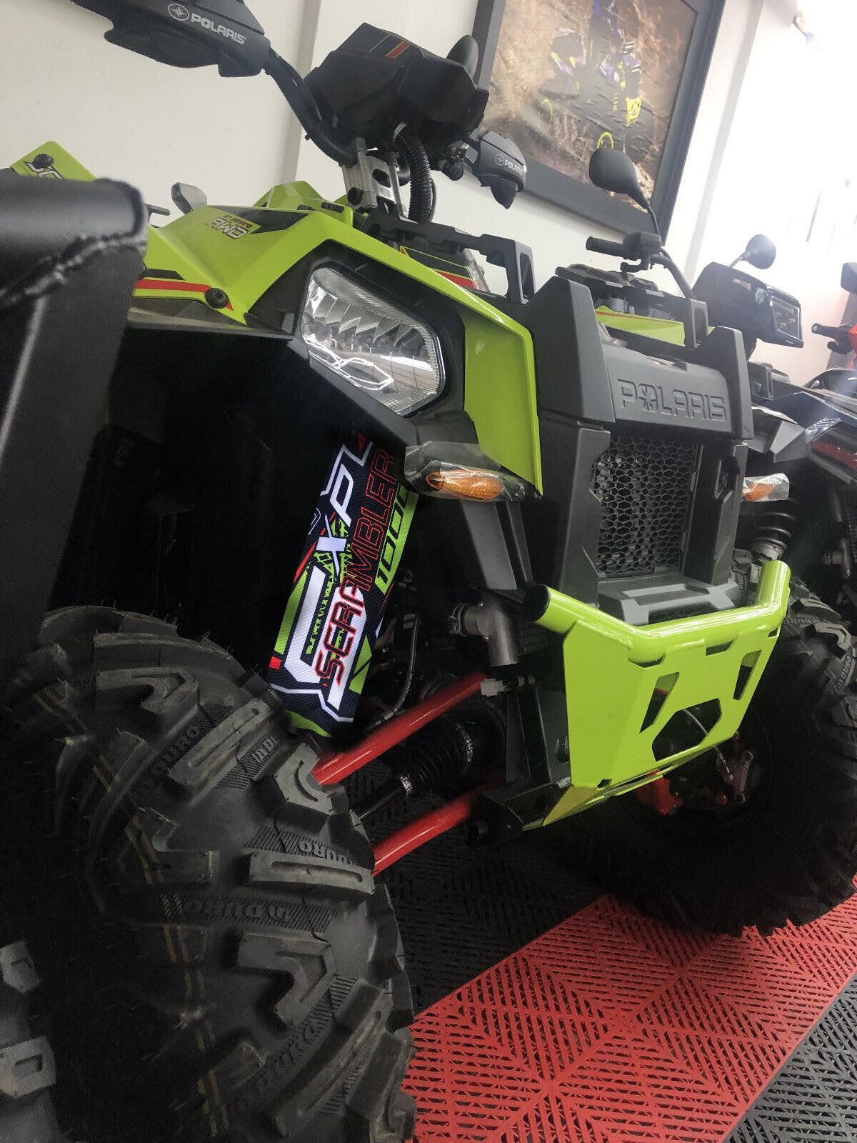 Cover Ammortizzatori per Polaris Scrambler S XP 1000S 2024 (Lime)