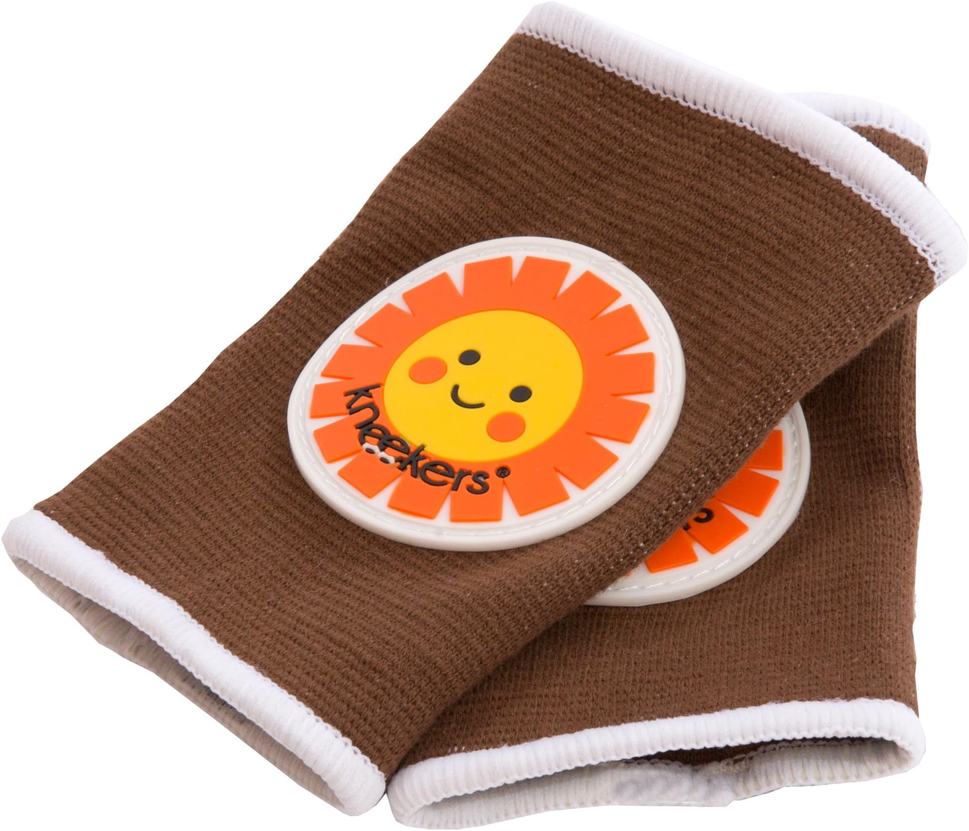 Ah Goo Baby Kneekers Baby Knee Pads for Crawling, Unisex, My Sunshine Toffee Pattern, for Lean Legs