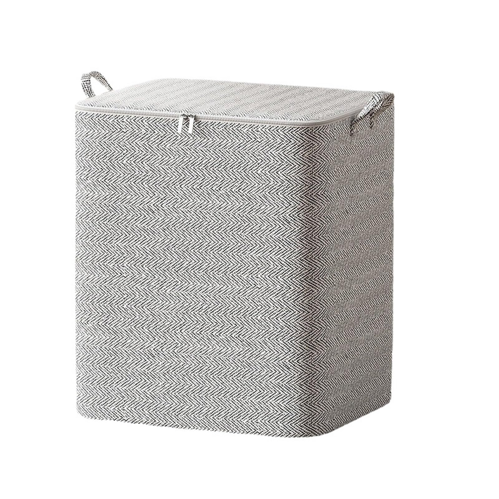 RRYPBOVG Foldable Blanket Storage Bags 3PCS Home Quilt Storage Bag Big Capacity Clothes Blanket Dustproof Organizer Moving Bedroom Sorting Bags Storage Box Accessories(220L)