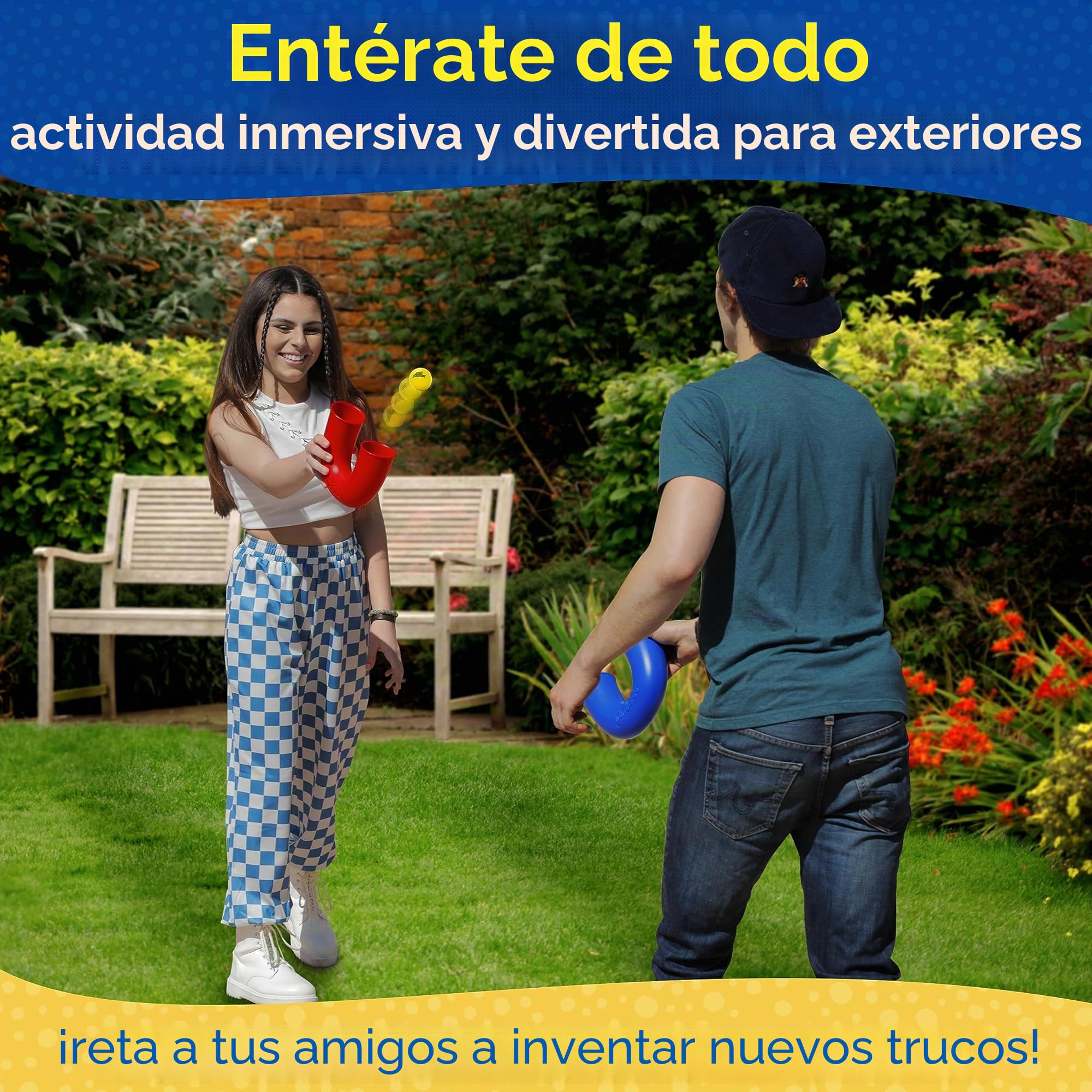 pindaloo Juguete de Habilidad Malabares | un emocionante Juego Nuevo para niños Adolescentes y Adultos – Juego Interior y al Aire Libre