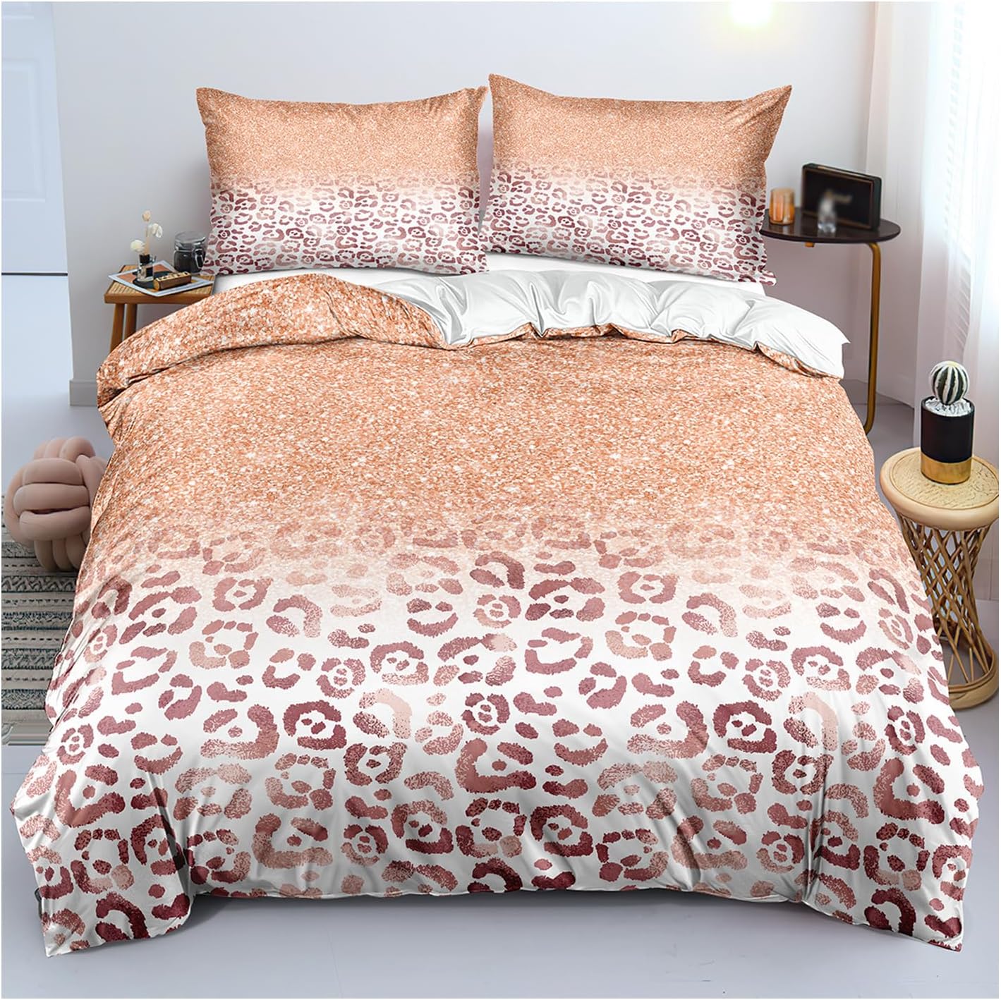 Double Bed Fitted Sheet Single Bed Duvet Cover Set Soft Microfibre Cotton Bedding King Size Duvet Set Single Bedding Set King Size Bedding Sets M 220 * 240cm+80 * 80cm*2