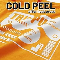 Vista 3 de TransOurDream Tru-PU Rollo de vinilo de transferencia de calor, vinilo blanco mate de 12 pulgadas x 8 pies para Explore AIR 2, Maker, Cameo, vinilo