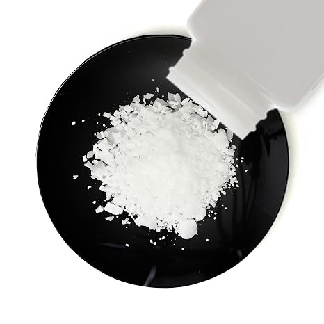 Stearic Acid [C18H36O2] 99% ACS Grade Flakes 4 Oz in a Space-Saver Bottle