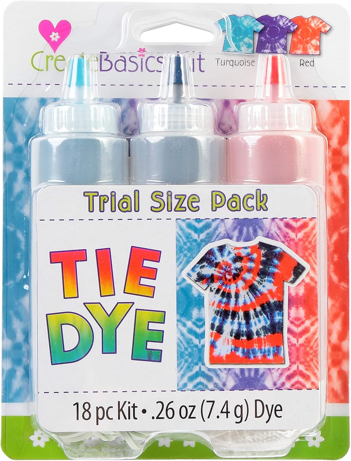 CreateBasics Nautical Tie Dye Kit, 3 Piece