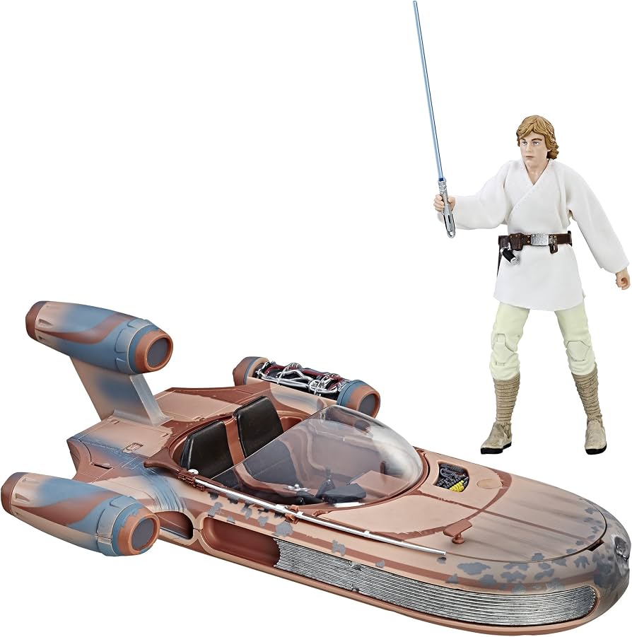 特撮 Star Wars Episode IV Black Series Titanium Luke Skywalker's Landspeeder Star Wars The Black Series Luke Skywalker Landspeeder & Figure