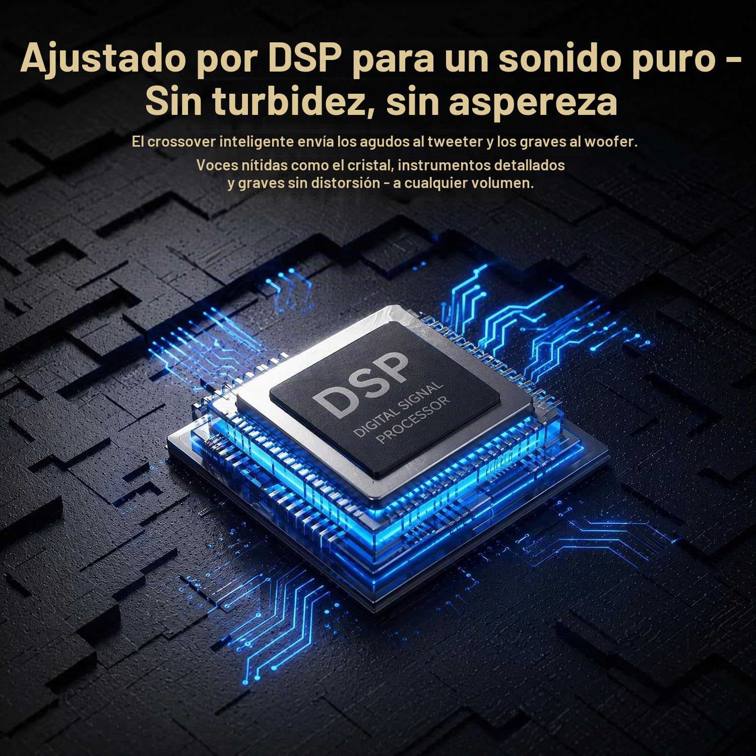 LONPOO Activo Altavoz de estantería con alimentación, con woofer de 4'' y Tweeter de cúpula de Seda de 1'', 60W RMS con conexión óptica, RCA, Bluetooth 5.3, AUX-IN y Mando a Distancia