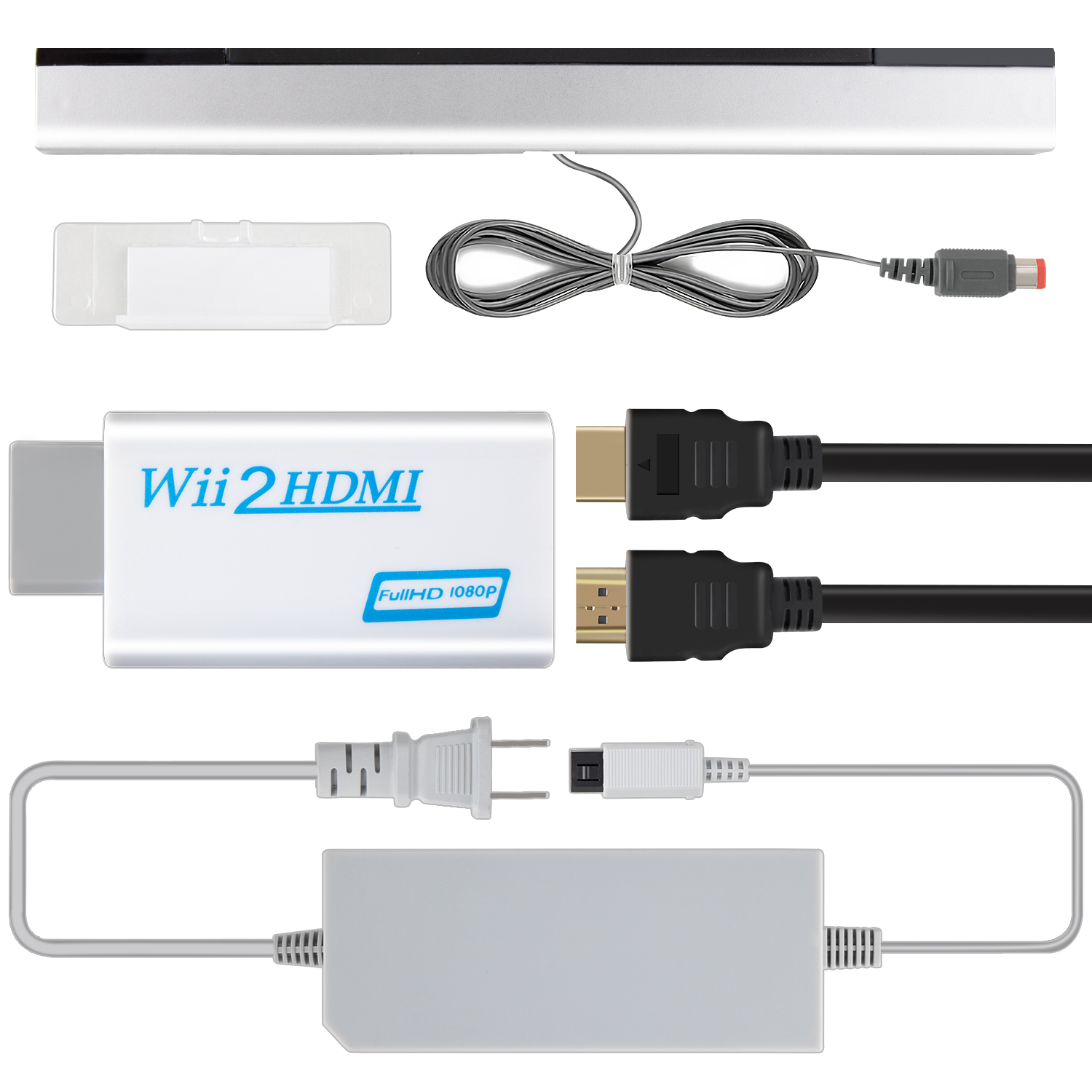 Amazon.com: LongLongJin 4 in 1 Wii Replacement Cables Set，Wii to