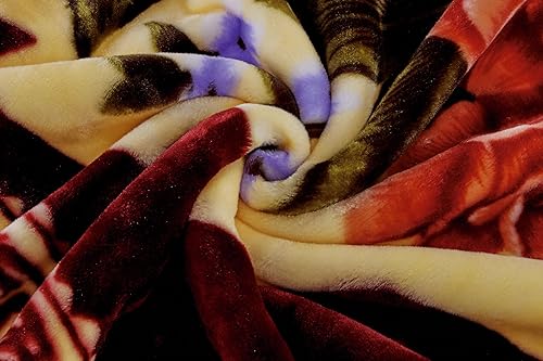 Vista 124 de Chezmoi Collection Manta pesada de una sola capa, 9 libras, estilo coreano, de visón Raschel, gruesa y sedosa, 26.46 oz/m², 85 x 95 pulgadas