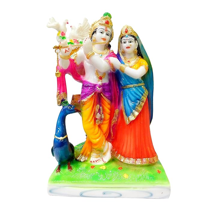 Buy Radha Krishna Standing Statue for Home Pooja Temple Lord Radha