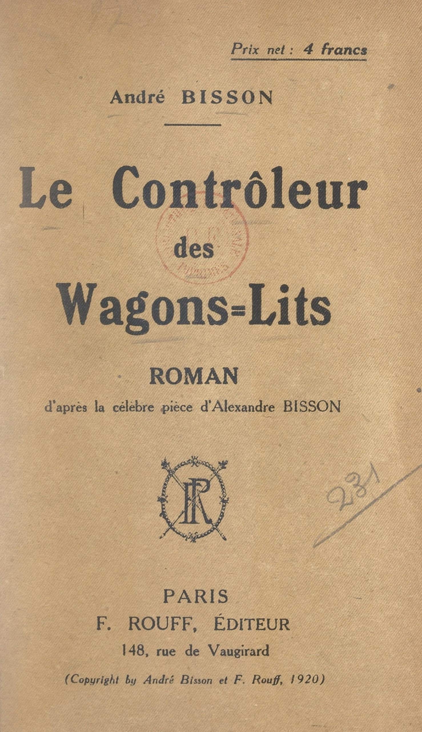 Le contrôleur des wagons-lits (French Edition)