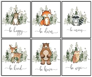 Nursery Wall Art - UNFRAMED 8”X10” - Wall Art Boy Nursery - Baby Animal Print - Boy Nursery Wall Decor - Baby Animal Nursery Decor - Kid Print - Nursery Art - Safari Nursery Decor for Boy