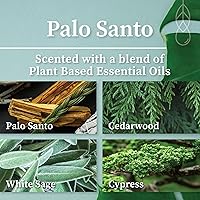 Vista 27 de Hemlock Park Vela de mecha de madera ámbar y dorada hecha a mano con cera de coco natural (estándar de 7.2 onzas, ámbar)