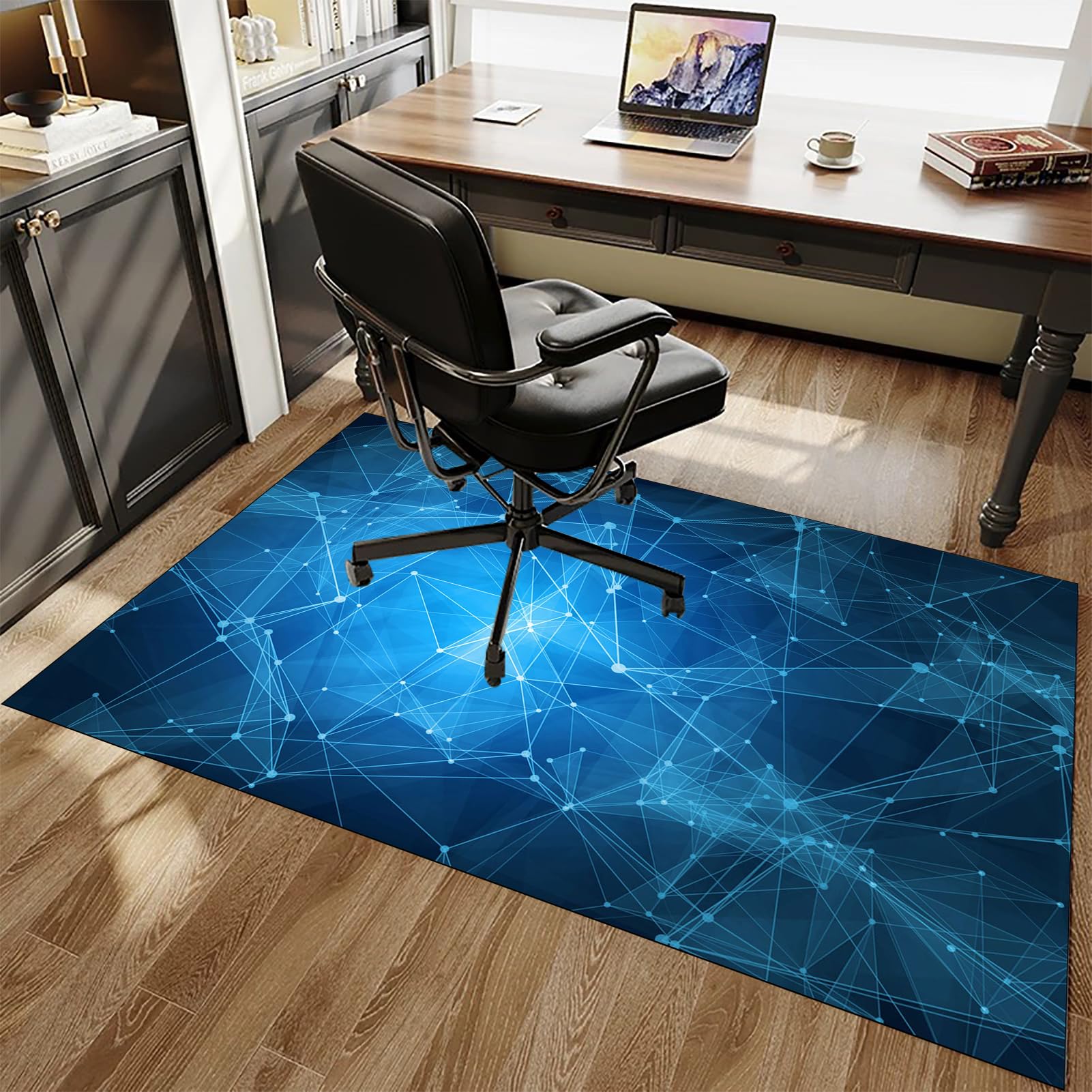 Mata ochronna na krzesło biurowe, mata ochronna na krzesło, mata ochronna do dywanów, podkładka pod krzesło, do biura / domu, gamingowe krzesło biurowe 100 x 140 cm