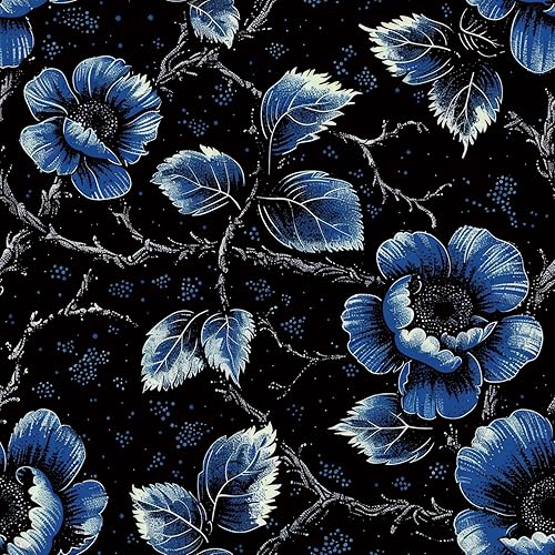 Miniatura 14 de FLFK Papel pintado de pavo real negro y azul oscuro, mural de pared de despegar y pegar para sala de estar, dormitorio, cocina, oficina, decoración