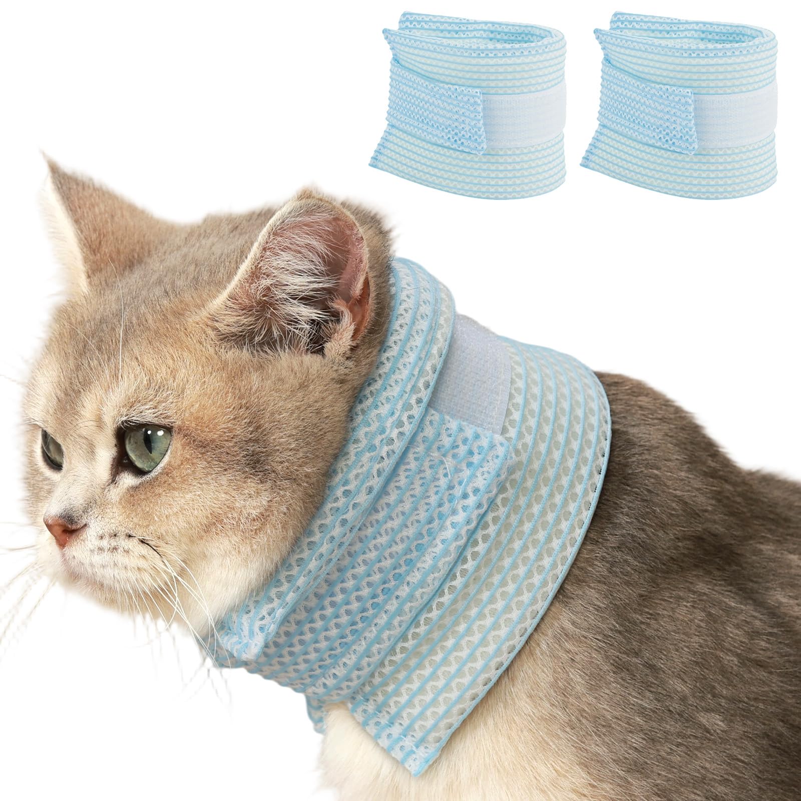 Cat Anti Scratch Collar, 2 Pack Soft Neck Protector for Cats