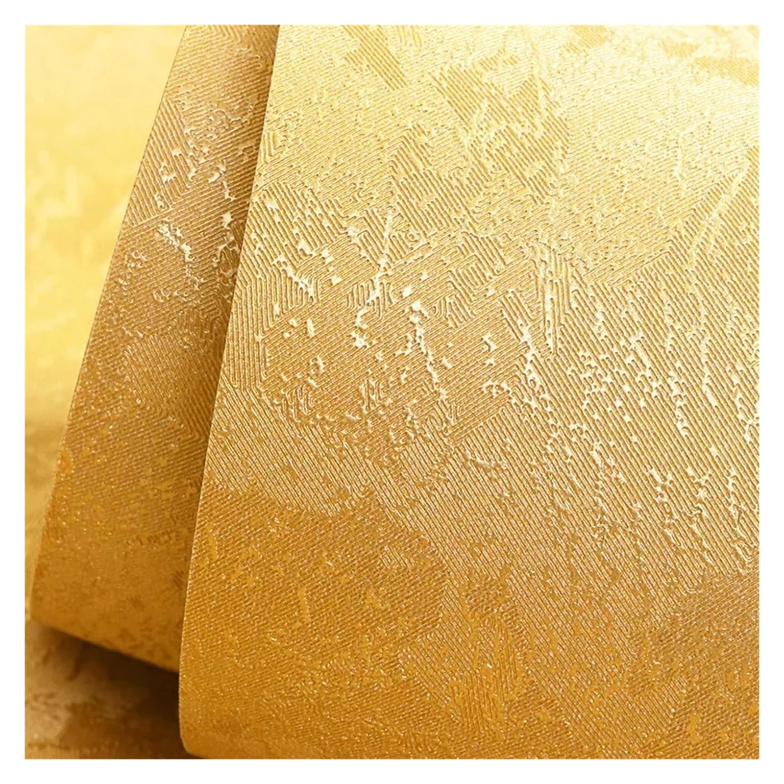 Gsclz Color02 Gold Foil Silver Solid Color Wallpaper Ktv Hotel Clothing Store Living Room Bedroom Ceiling Wall Decor For Bedroom Living Room(,53Cmx5m)