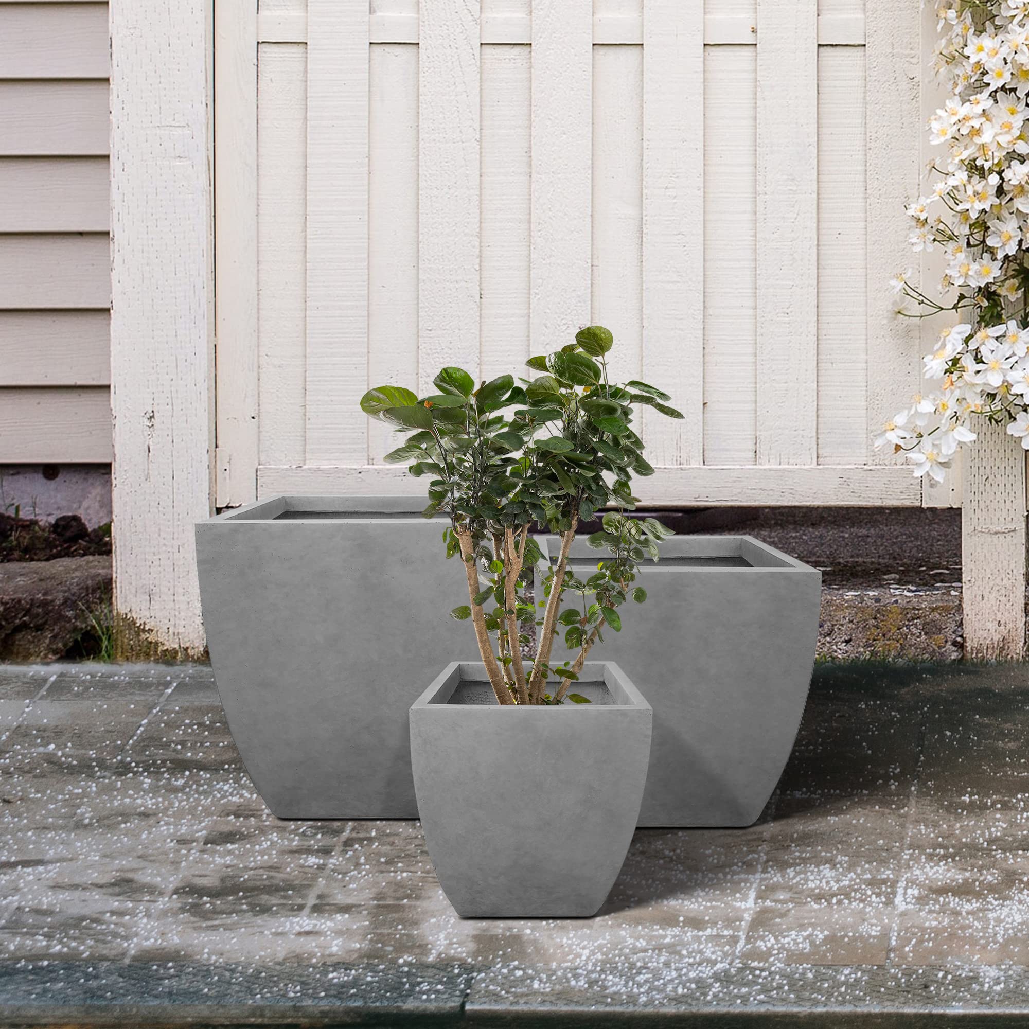 Lightweight Concrete Planters Durx Litecrete Lightweight Concrete