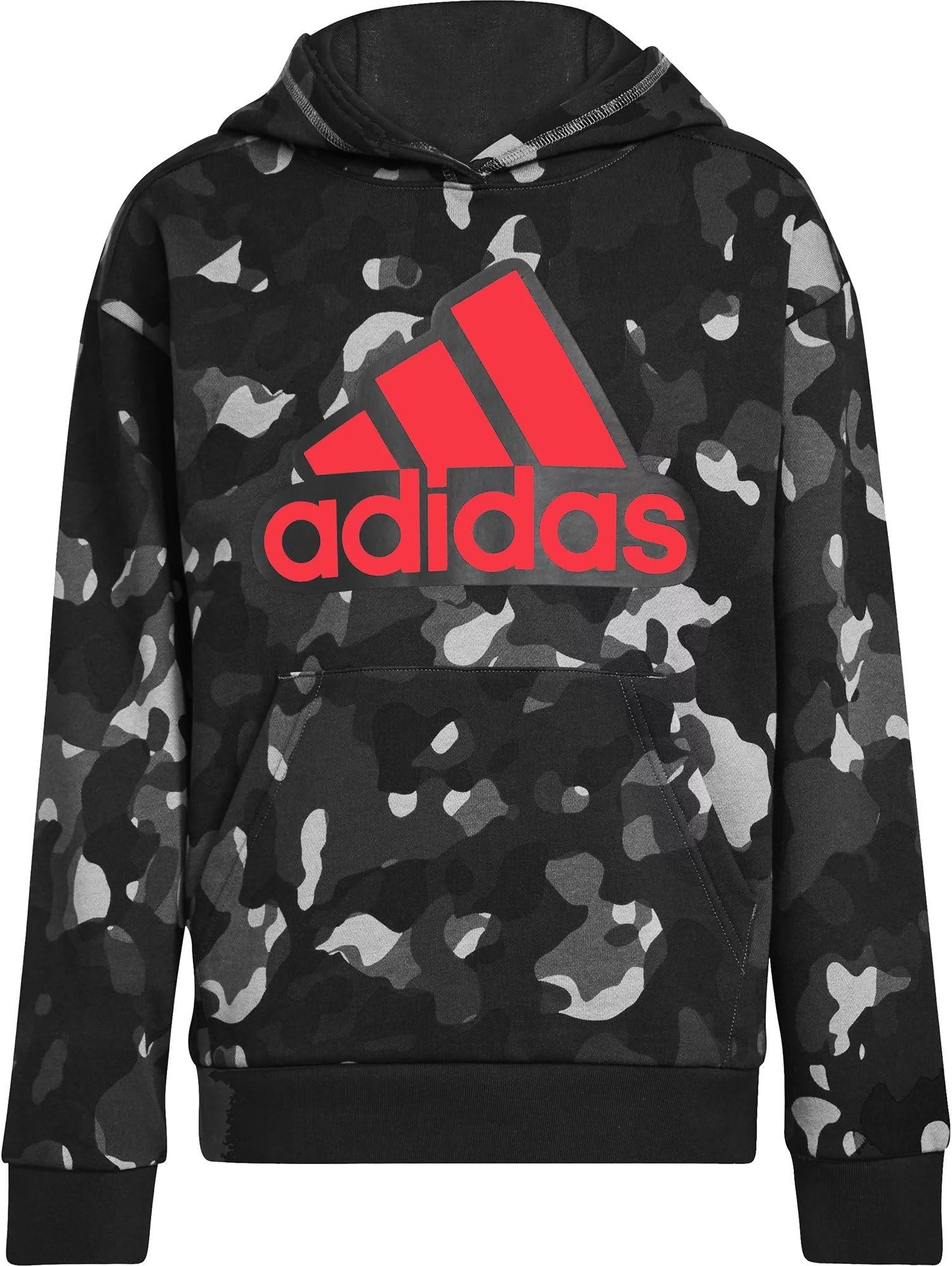 adidas red camo split hoodie