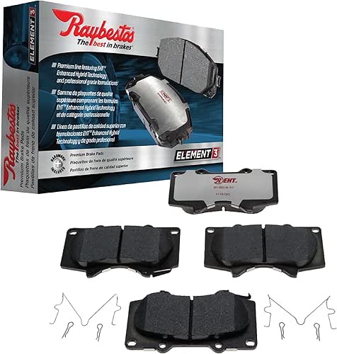 Raybestos Element3 Automotive Replacement Front Brake Pad for Selected Toyota