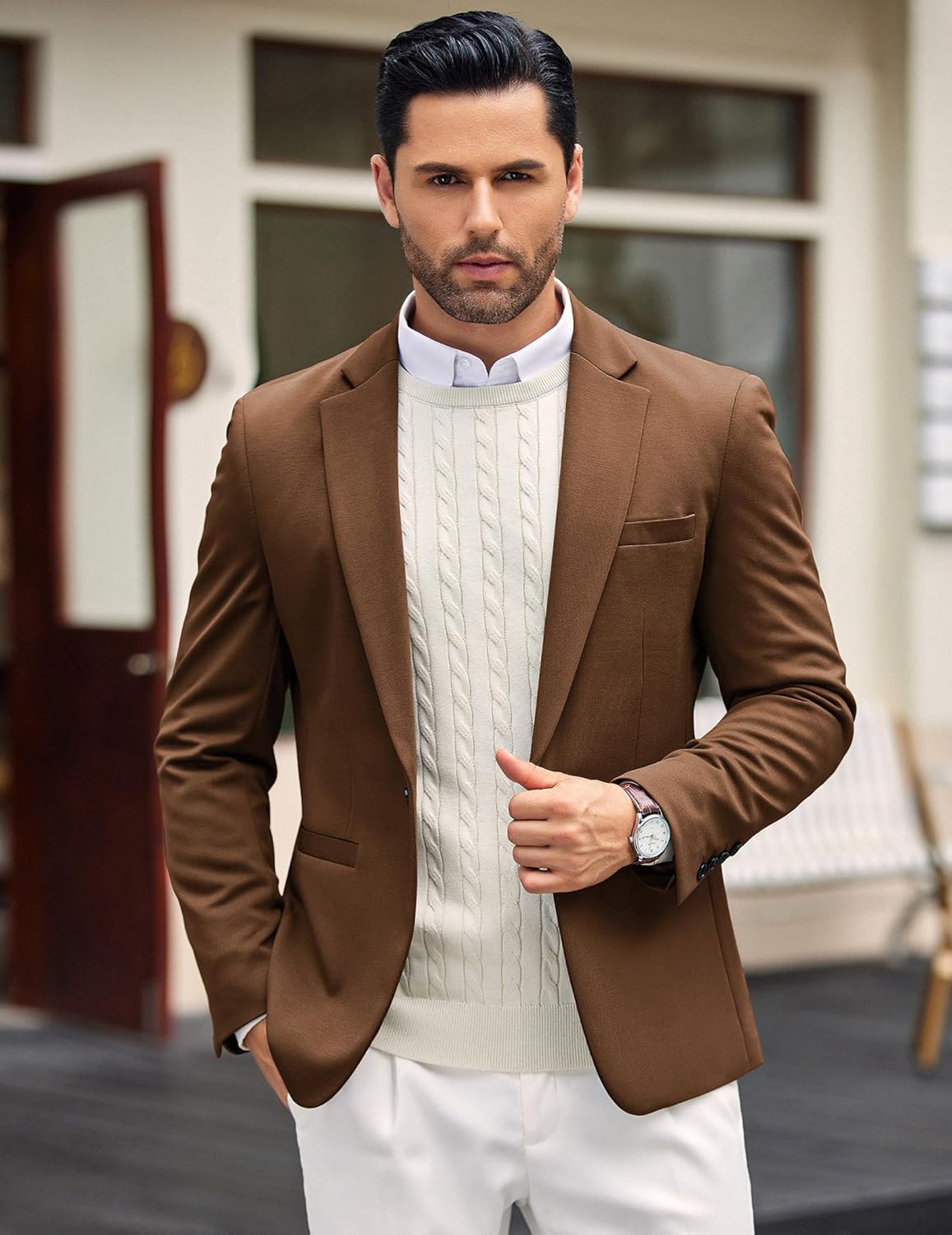 Blazer Jacket Kohls Mens Dress Coats Suit Jacket Kohls Mens Casual - Main Image