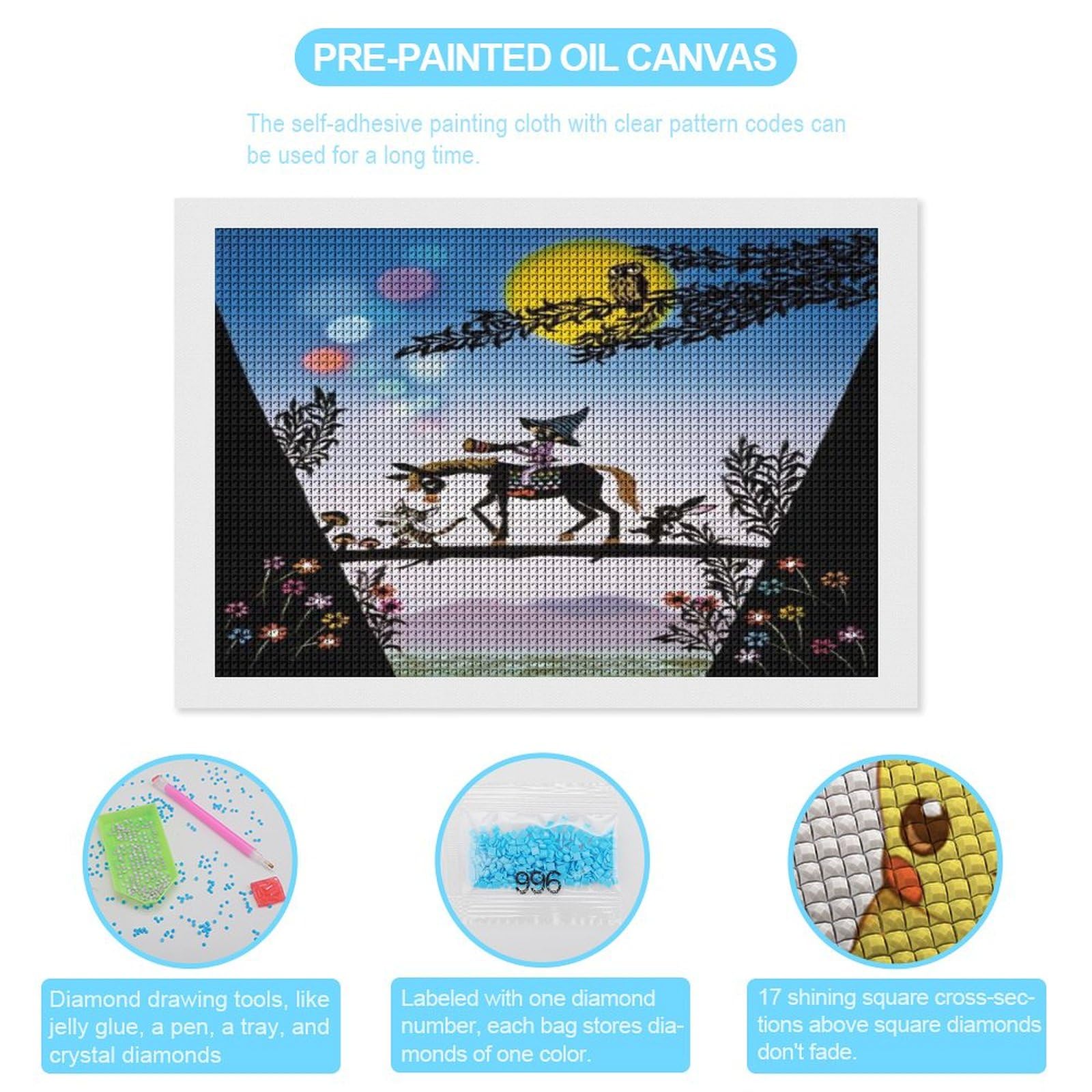 Amazon.co.jp: 藤城清治 の 絵 ふじしろ せいじ DIY 5D ダイヤモンド