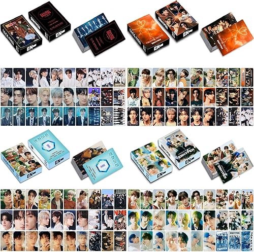 MeiYiYou Kpop EN-HYPEN - Tarjetas fotográficas, paquete de 4120 unidades EN-HYPEN Álbumes Lomo tarjetas para colección de felicitación