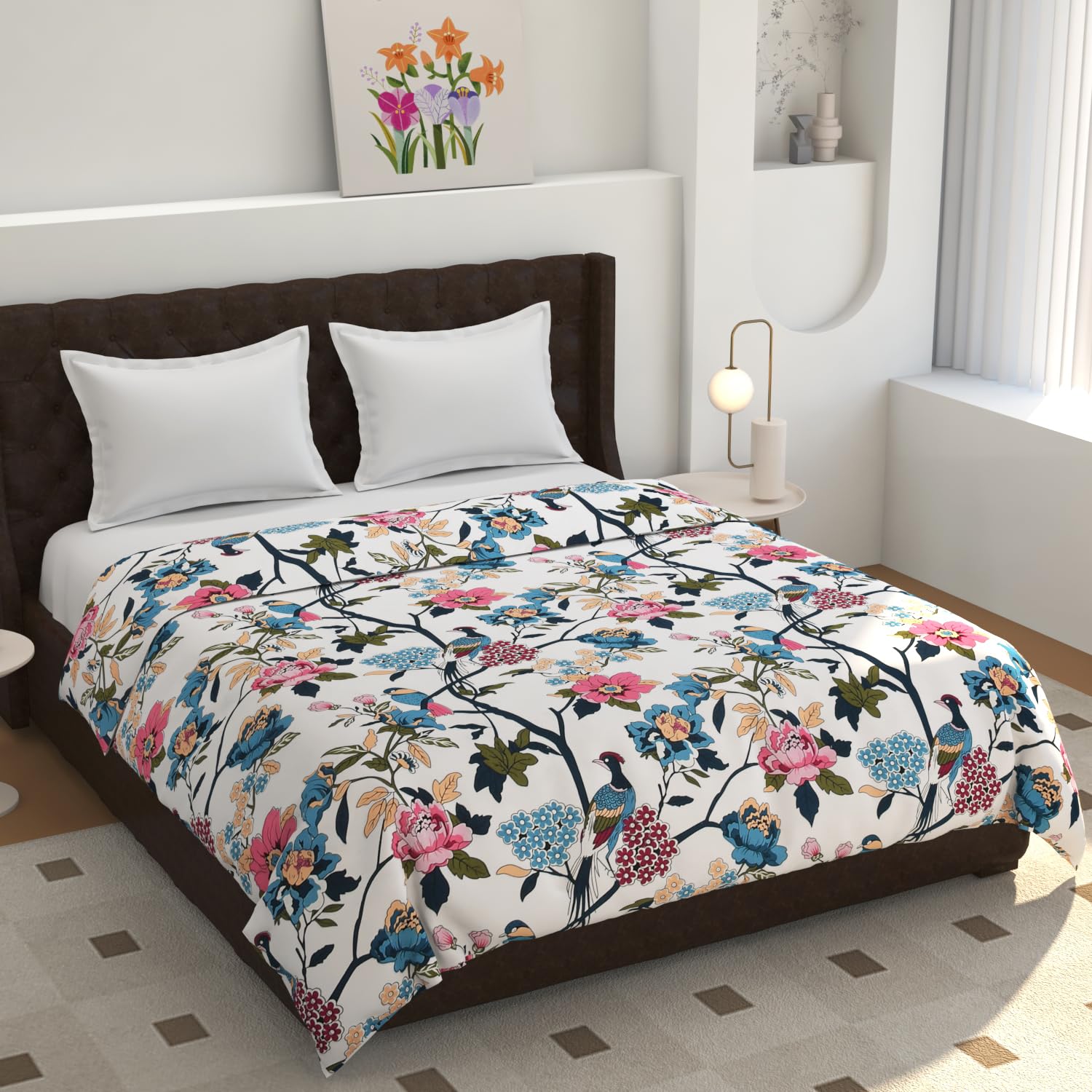 Lavender Glace Cotton Quilt Cover - Single Bed -23