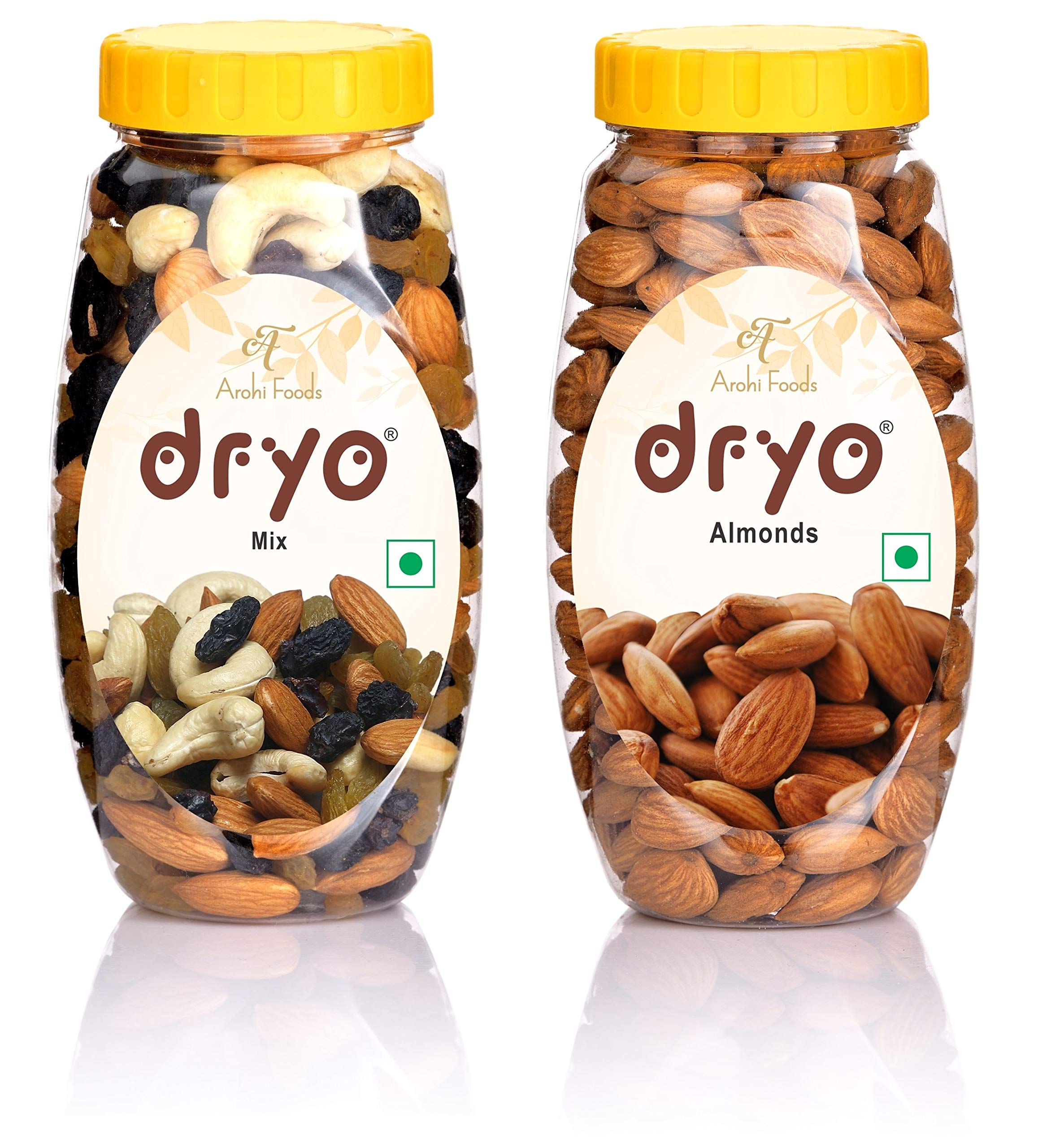 dryo Natural Combo Pack of Mix Dry Fruits 220 gm (Mixture of Almonds, Black Raisin, Cashew & Raisin) and California Almonds 250 gm (470 gm) Assorted Fruits & Nuts, Almonds (B08KRQXNVX) Amazon Price History, Amazon Price Tracker
