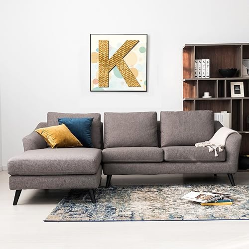 Miniatura 4 de Letra K de madera de 12 pulgadas de grosor, letra de madera grande sin terminar de 14 de pulgada de grosor para manualidades, decoración de pared