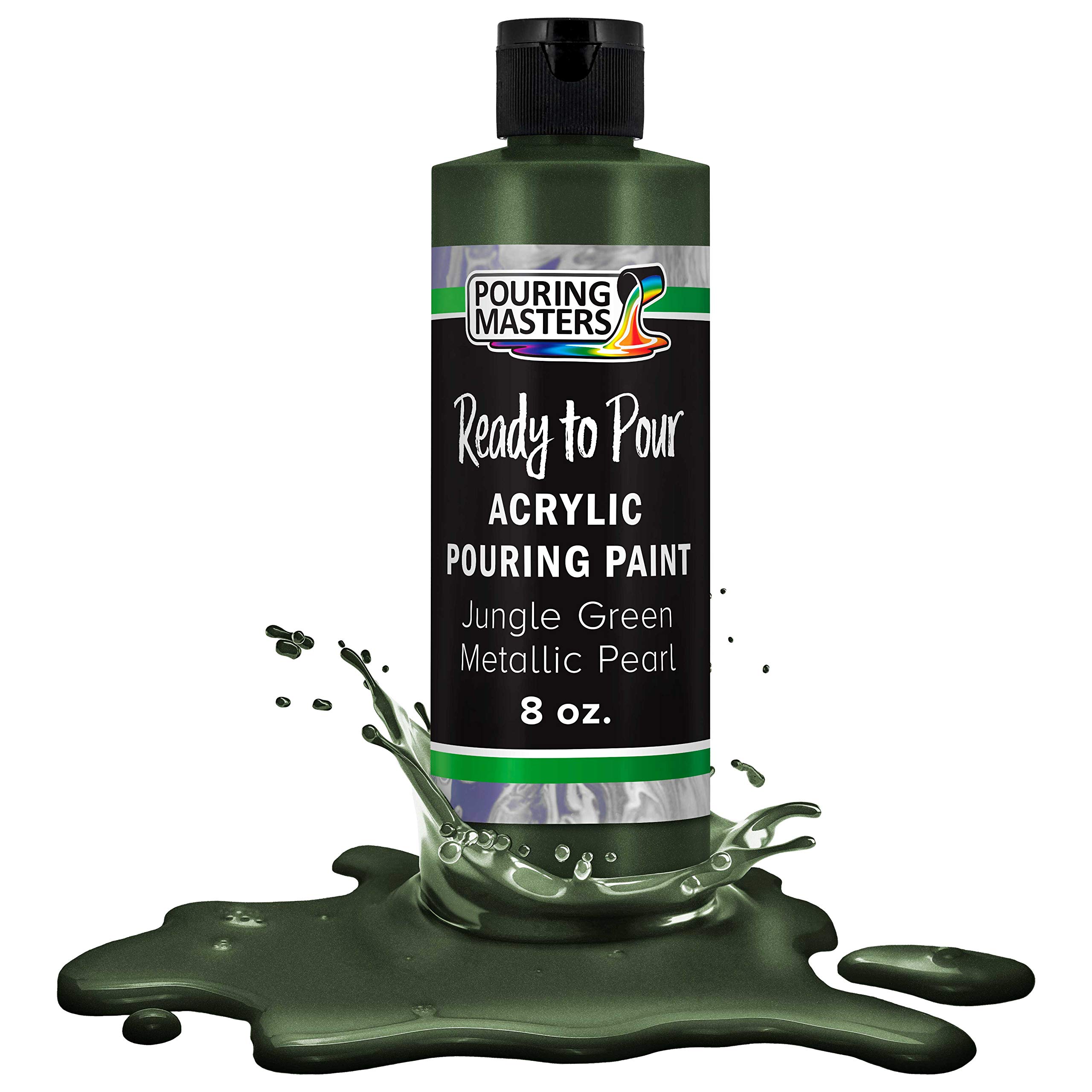 Pouring Masters Acrylic Paint - Lemon Lime 64oz Ready-to-Pour For Fluid Art, Canvas & Crafts
