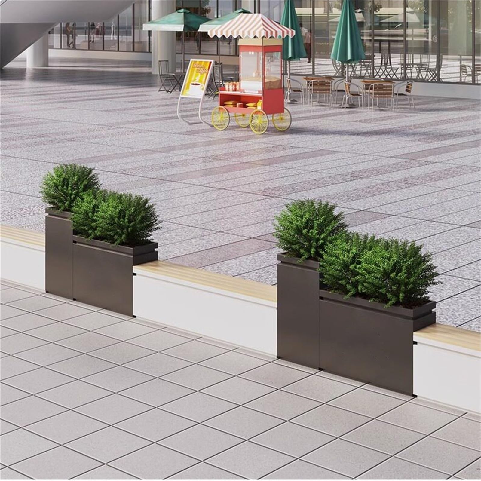 podniesiona donica Flower Box Uprawa w pojemnikach do sadzenia doniczkach krajobrazowych Pudełko zewnętrzne