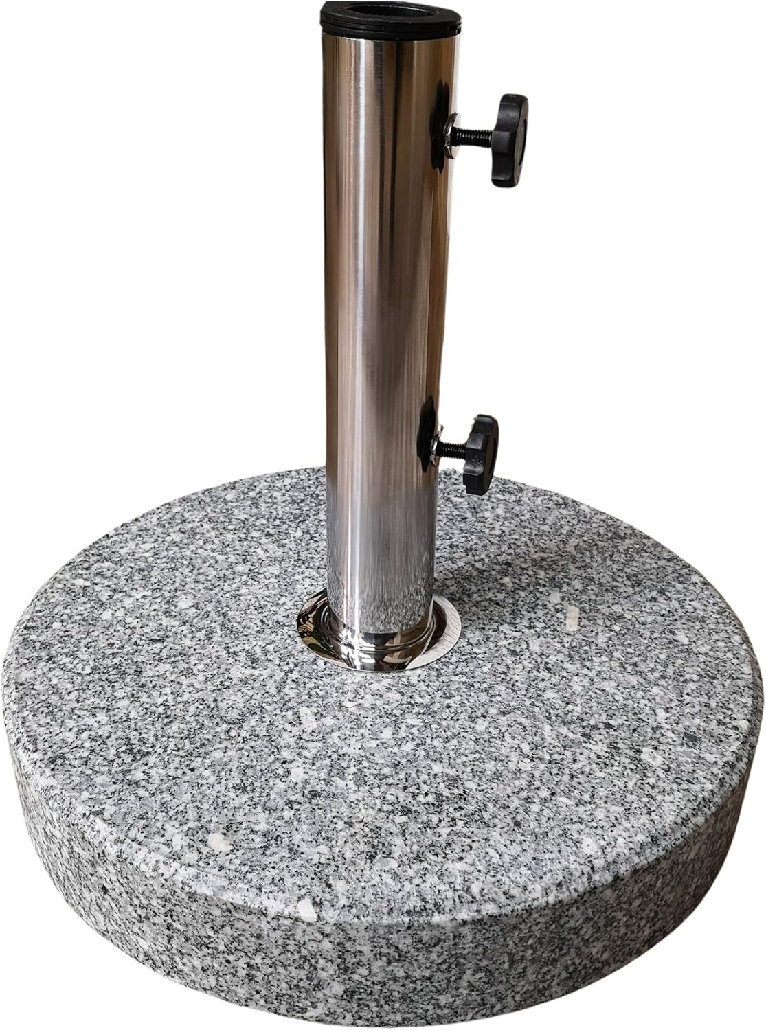 Samuel ALEXANDER 25kg Grey And White Granite Parasol Stand Base Heavy