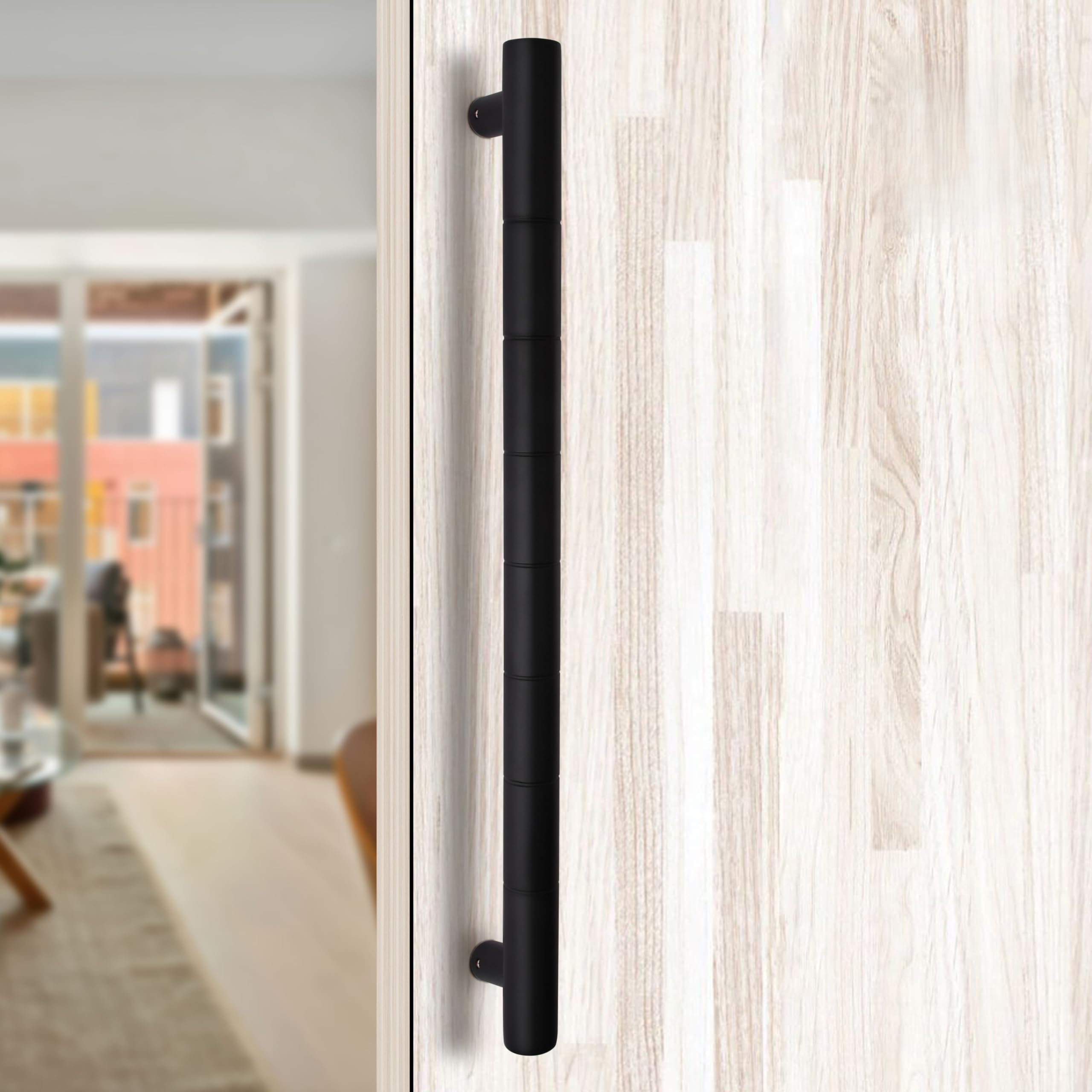 ALDEN Main Door Handle/Handle for Glass and Wooden Door/Pull and Push Stainless Steel Door Handle (Pack of 1) (Black, 18)-image-39