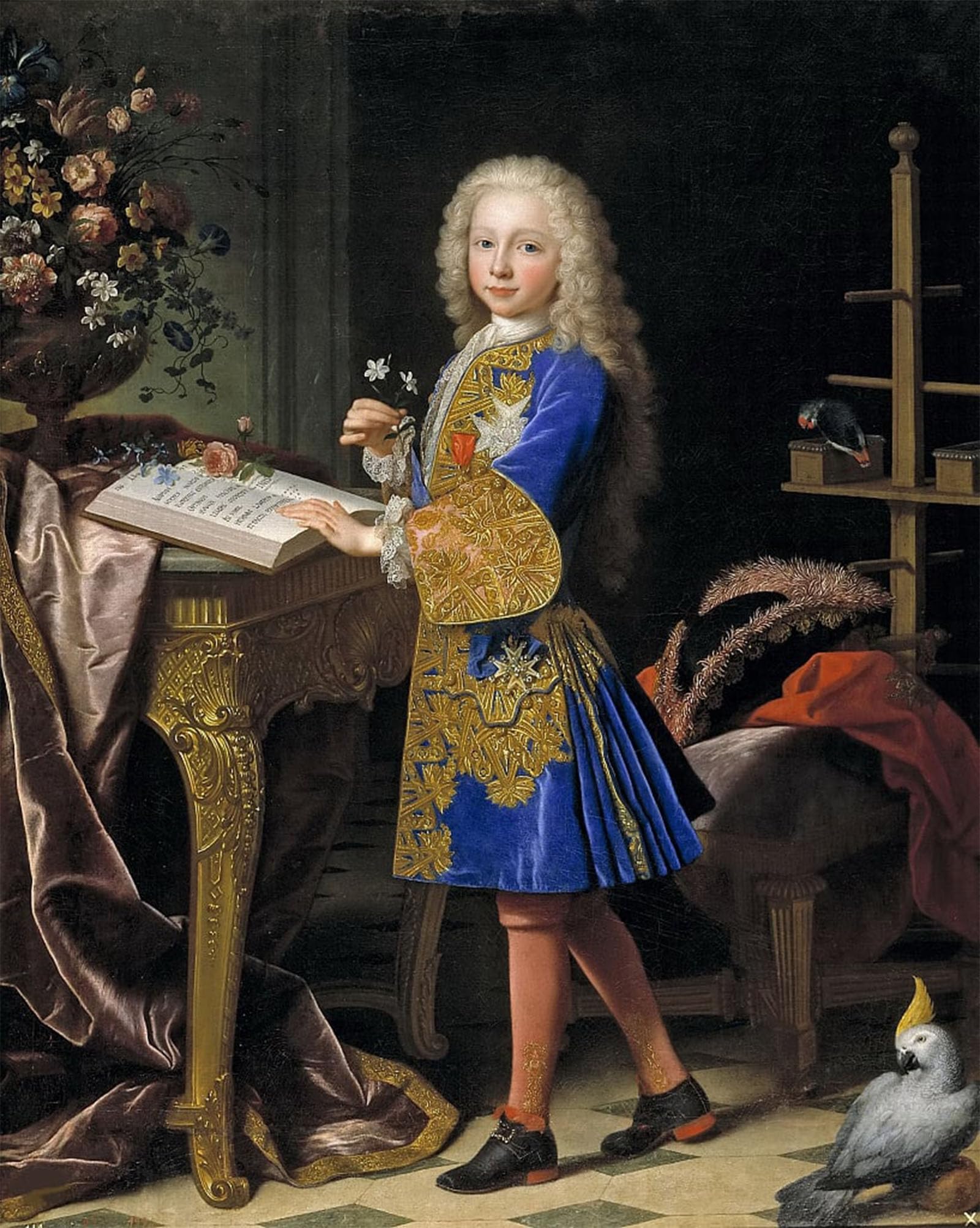 Tableau Charles III enfant par Jean Ranc impression sur toile 60x90cm pour chambre - 5