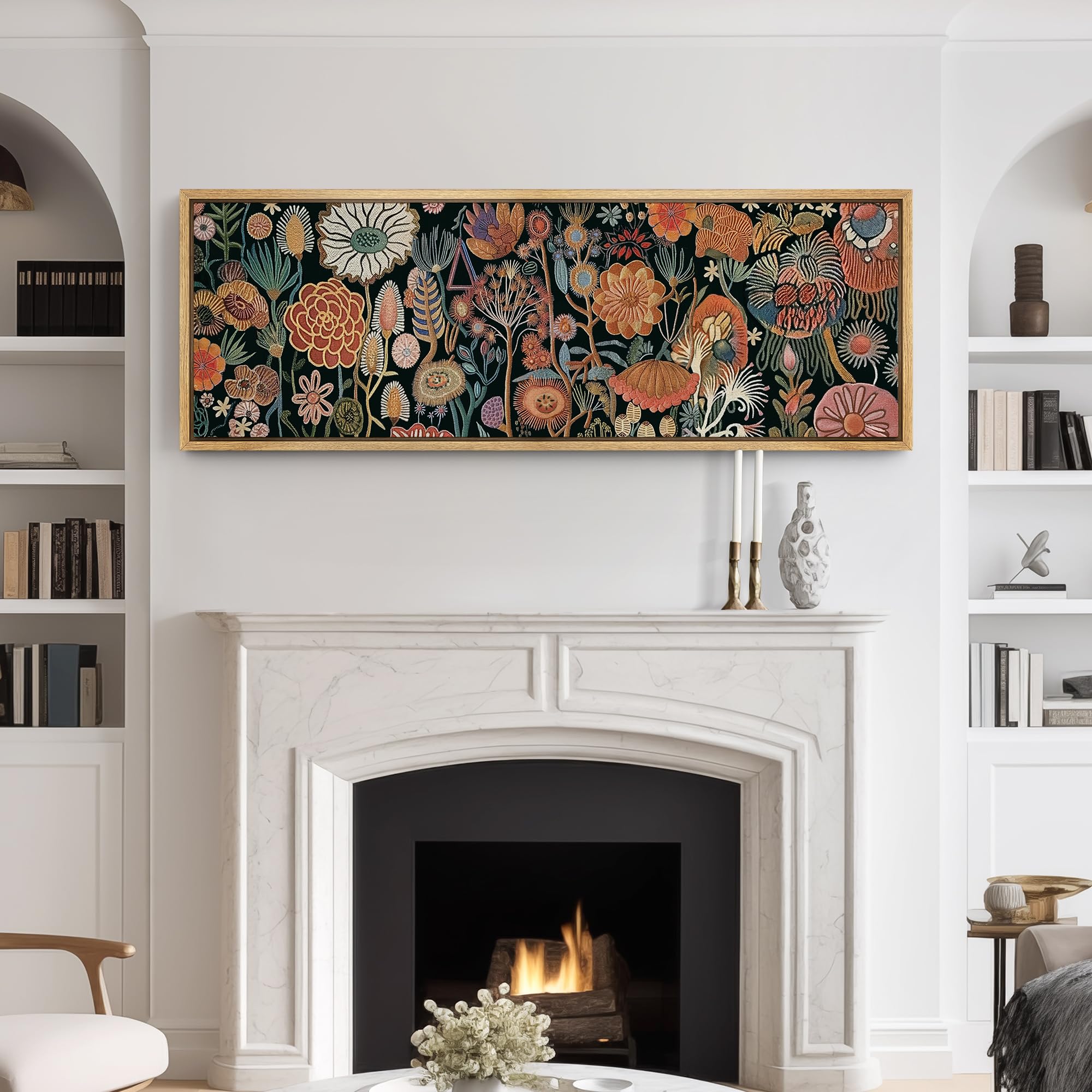 Amazon.com: SIGNFORD Large Framed Canvas Print Wall Art Floral