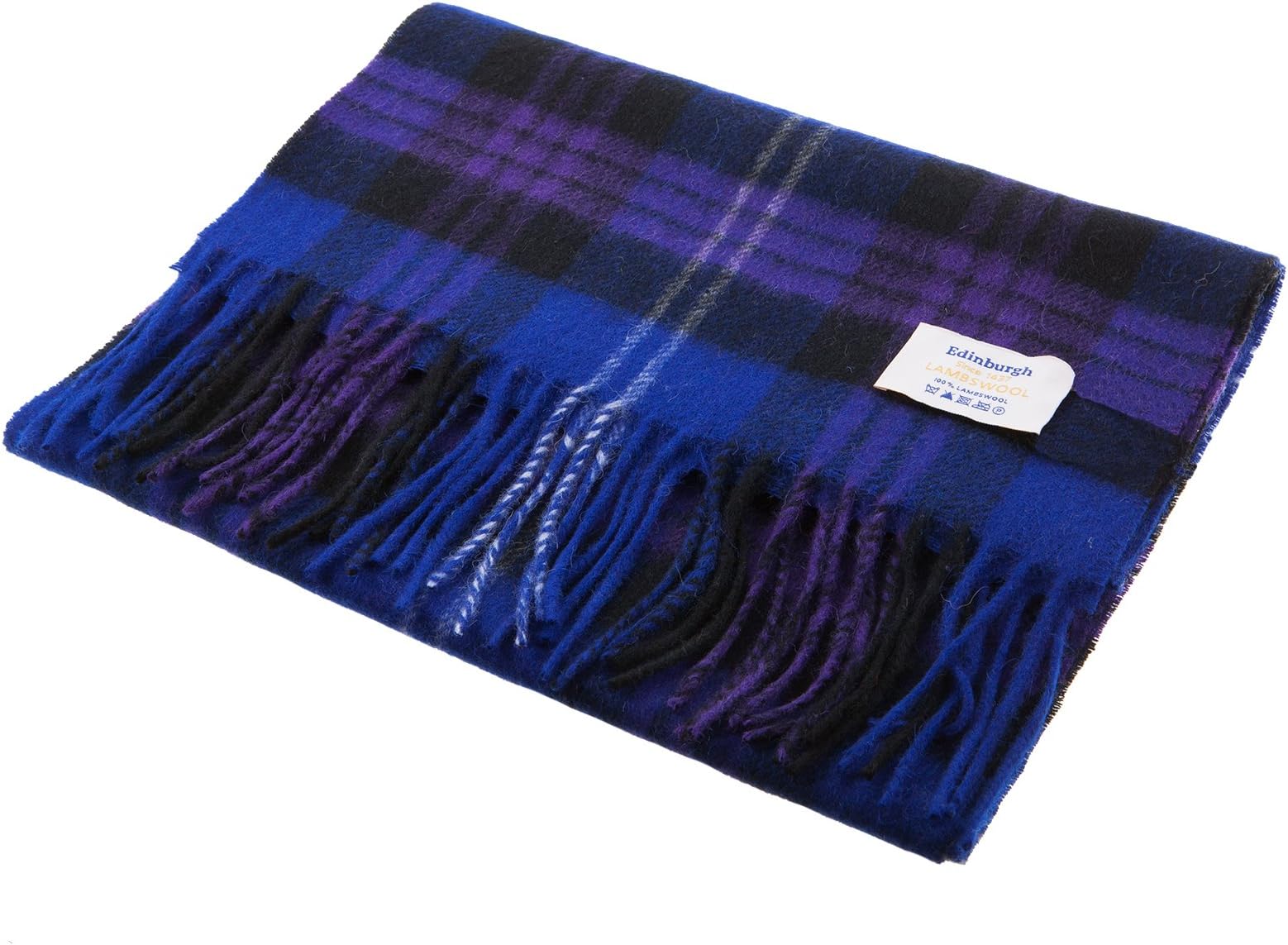 Edinburgh 100% Lambswool Scottish Tartan Multicolour Scarf Heritage Of Scotland (One Size)